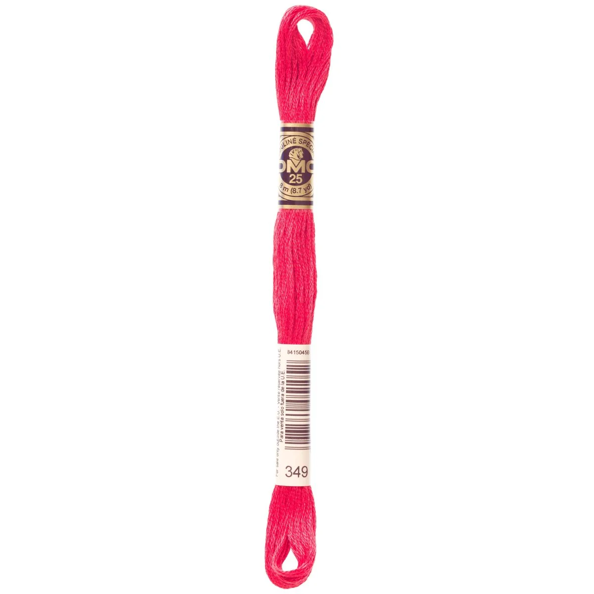 DMC 6-Strand Cotton Embroidery Floss 8.7yd - 349 Dark Coral
