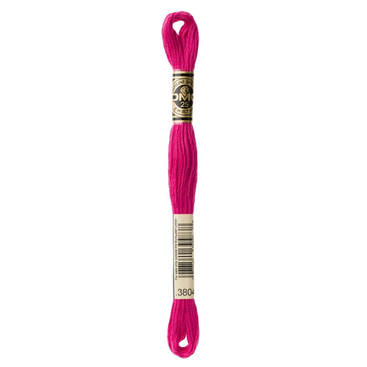 DMC 6-Strand Cotton Embroidery Floss 8.7yd - 3804 Dark Cyclamen Pink