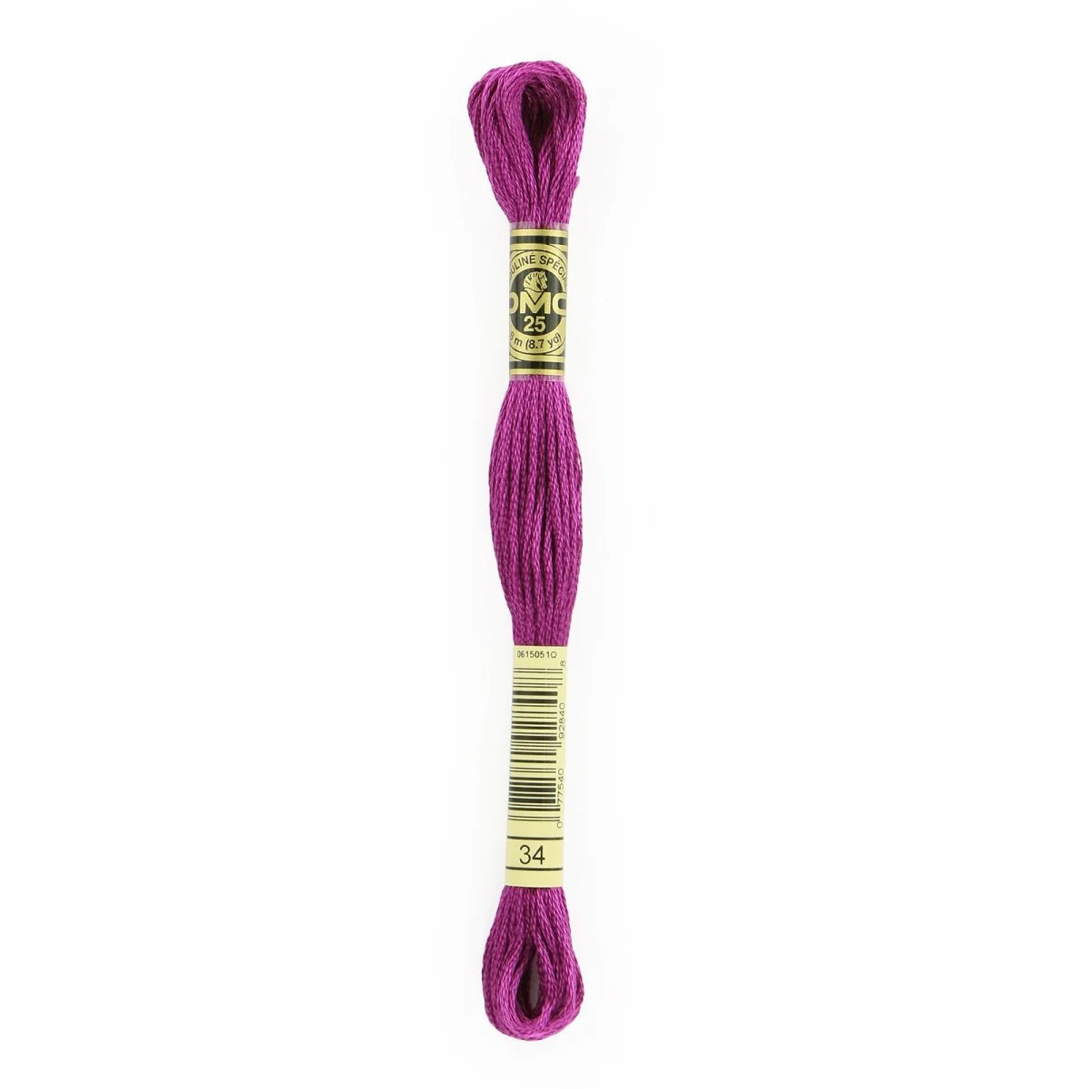 DMC 6-Strand Cotton Embroidery Floss 8.7yd - 34 Dark Fuchsia