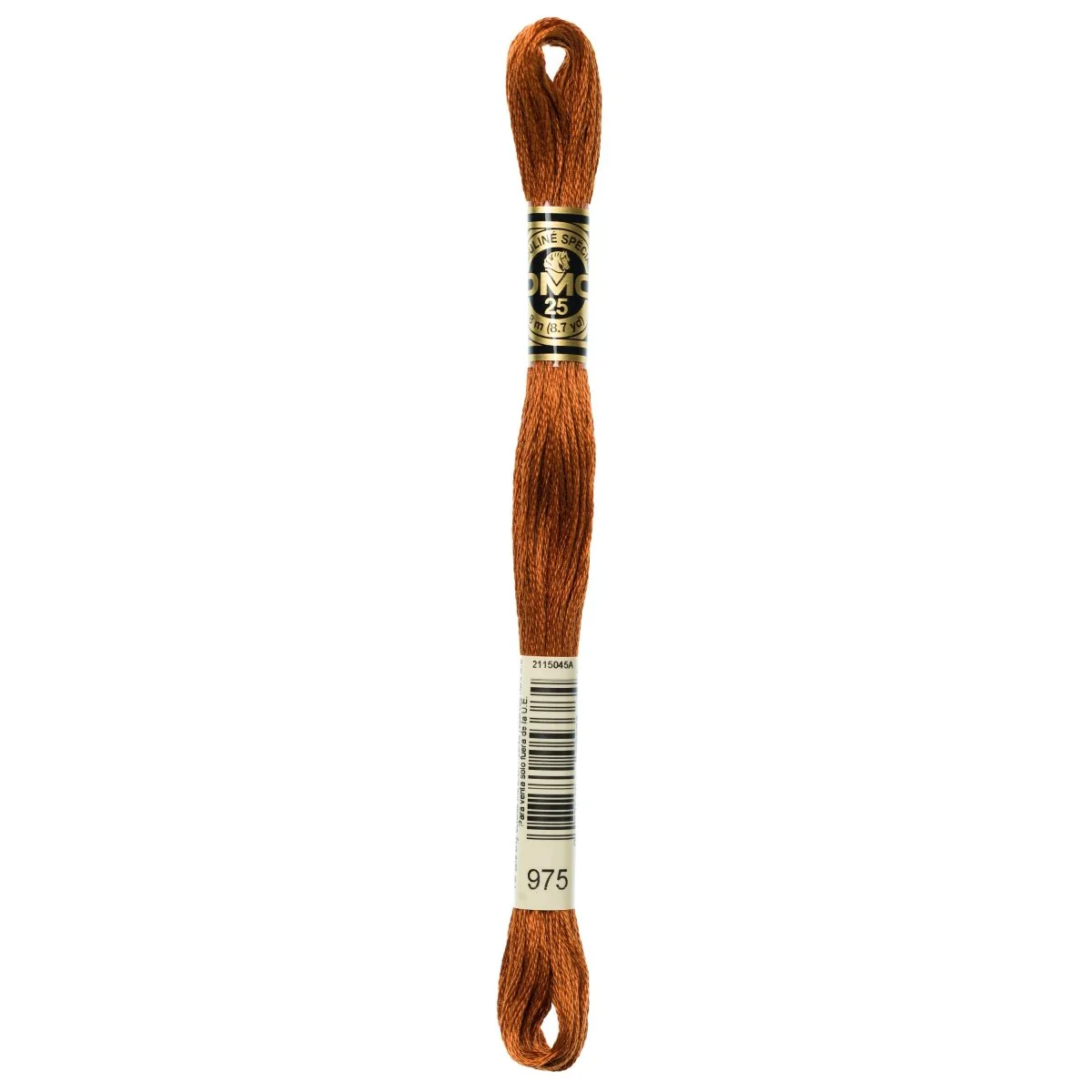 DMC 6-Strand Cotton Embroidery Floss 8.7yd - 975 Dark Golden Brown