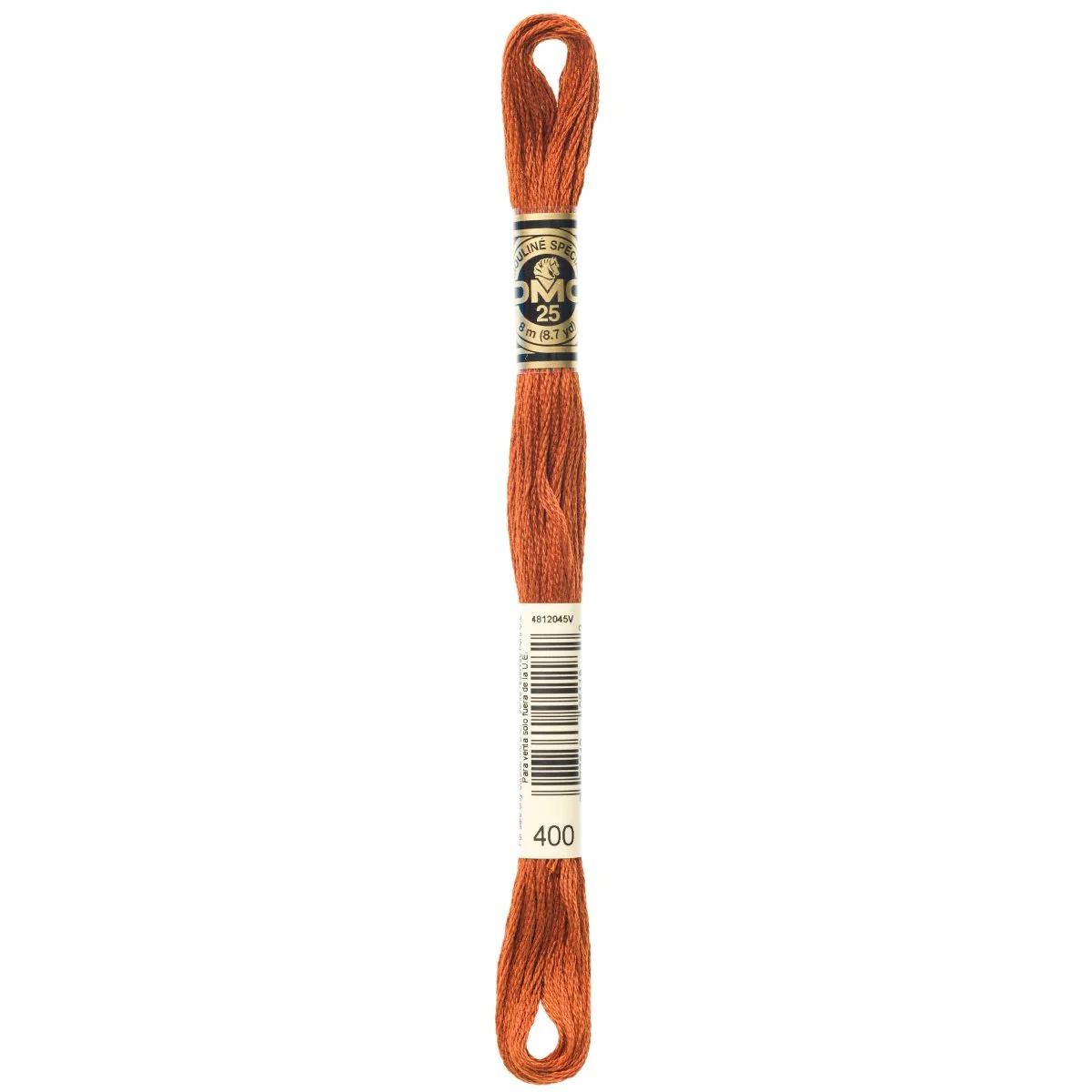 DMC 6-Strand Cotton Embroidery Floss 8.7yd - 400 Dark Mahogany