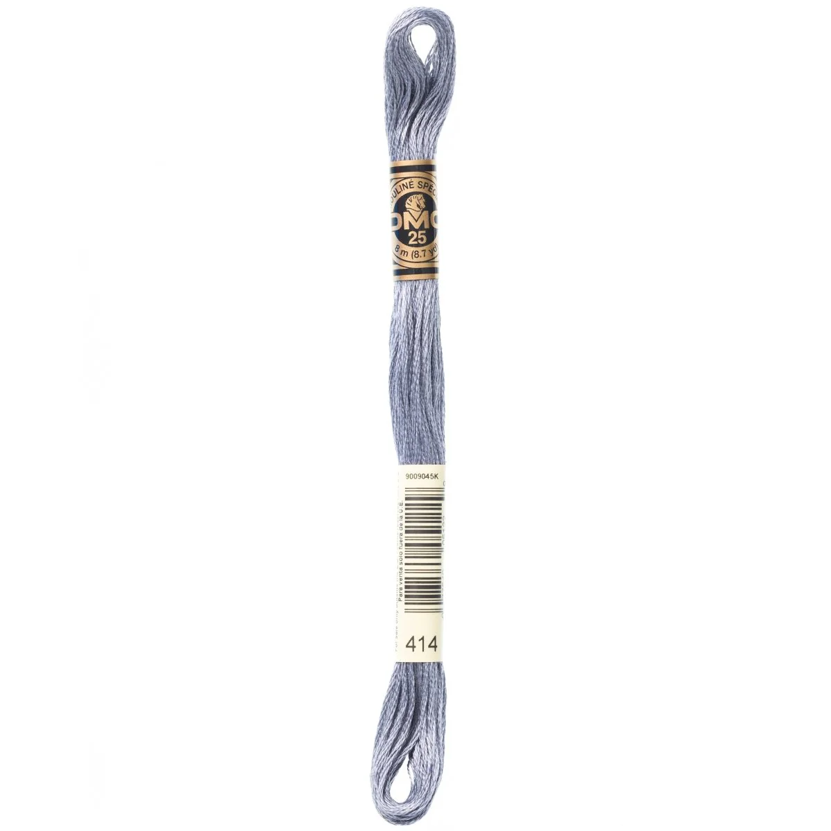 DMC 6-Strand Cotton Embroidery Floss 8.7yd - 414 Dark Steel Grey