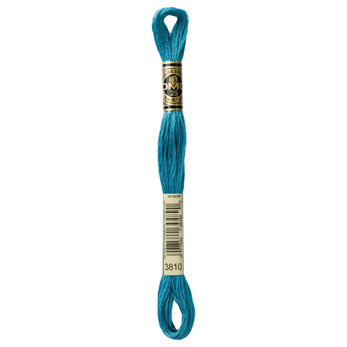 DMC 6-Strand Cotton Embroidery Floss 8.7yd - 3810 Dark Turquoise