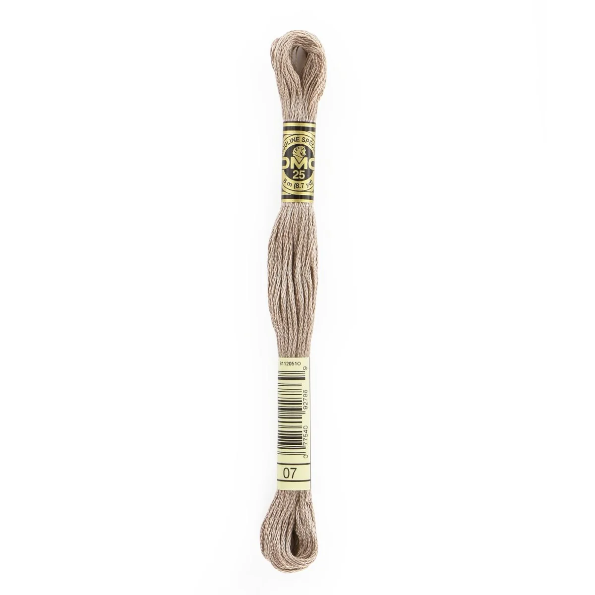 DMC 6-Strand Cotton Embroidery Floss 8.7yd - 7 Driftwood