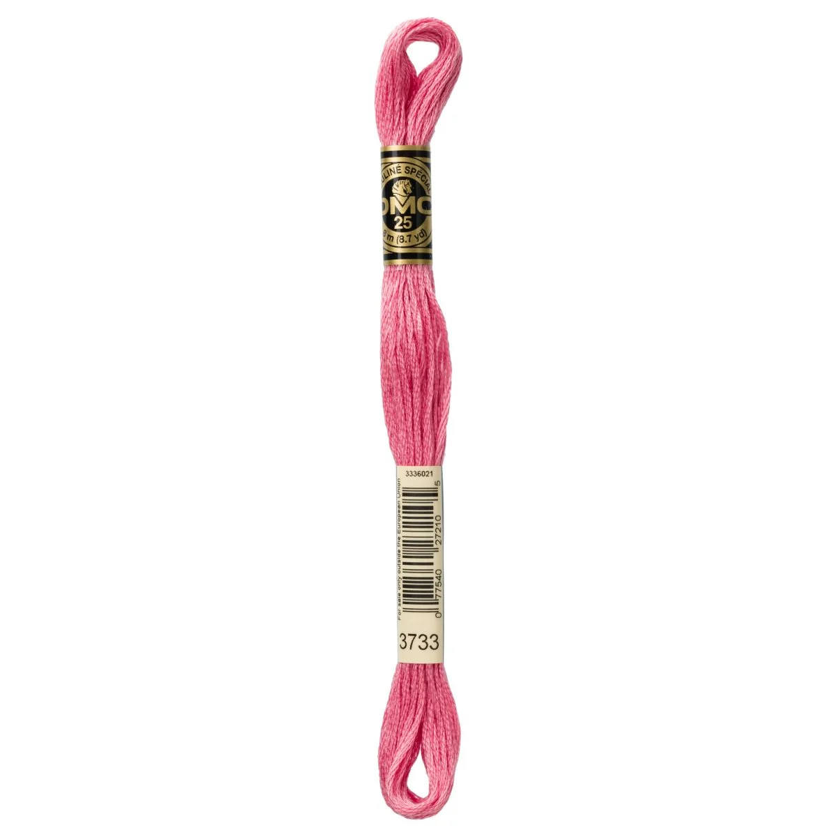 DMC 6-Strand Cotton Embroidery Floss 8.7yd - 3733 Dusty Rose