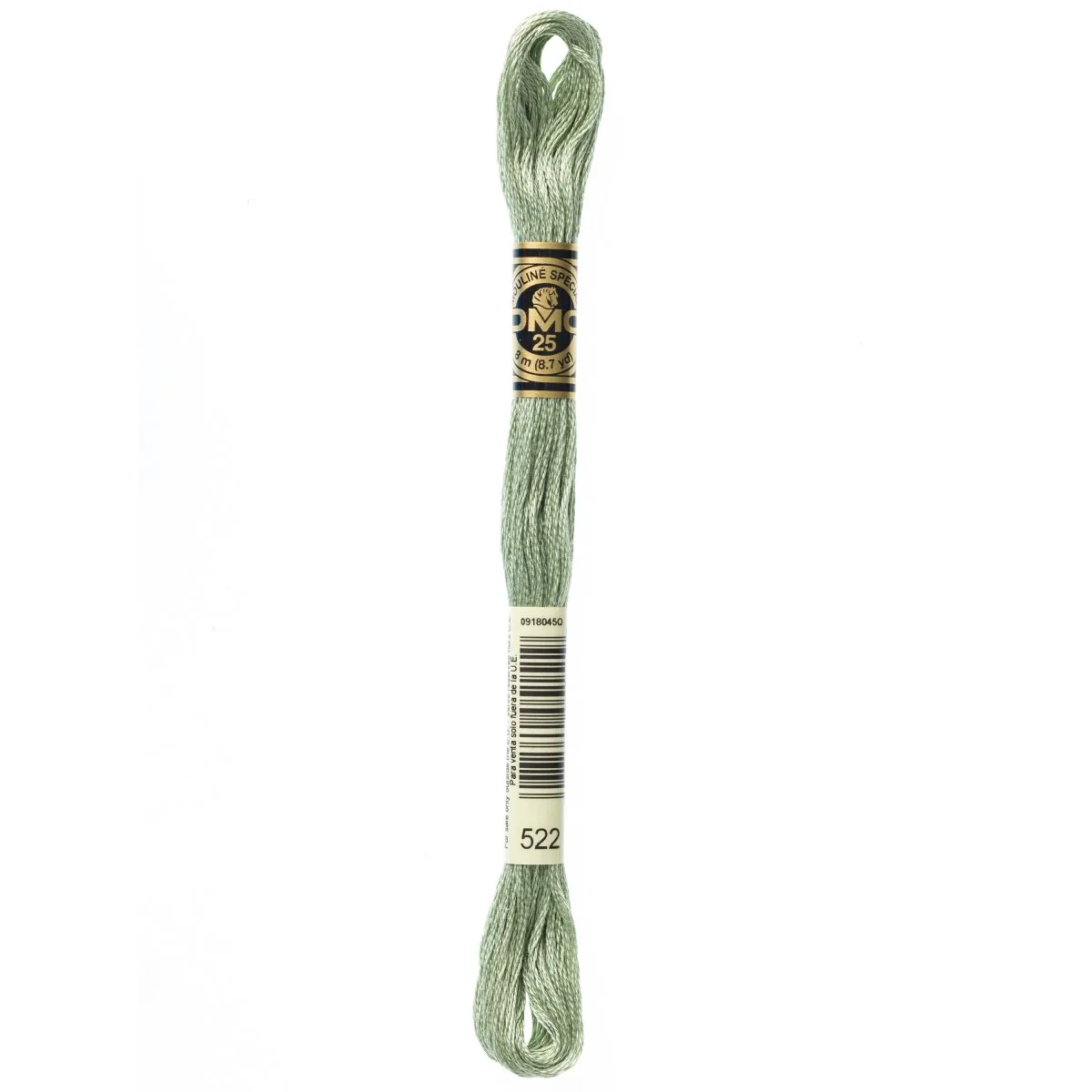 DMC 6-Strand Cotton Embroidery Floss 8.7yd - 522 Fern Green