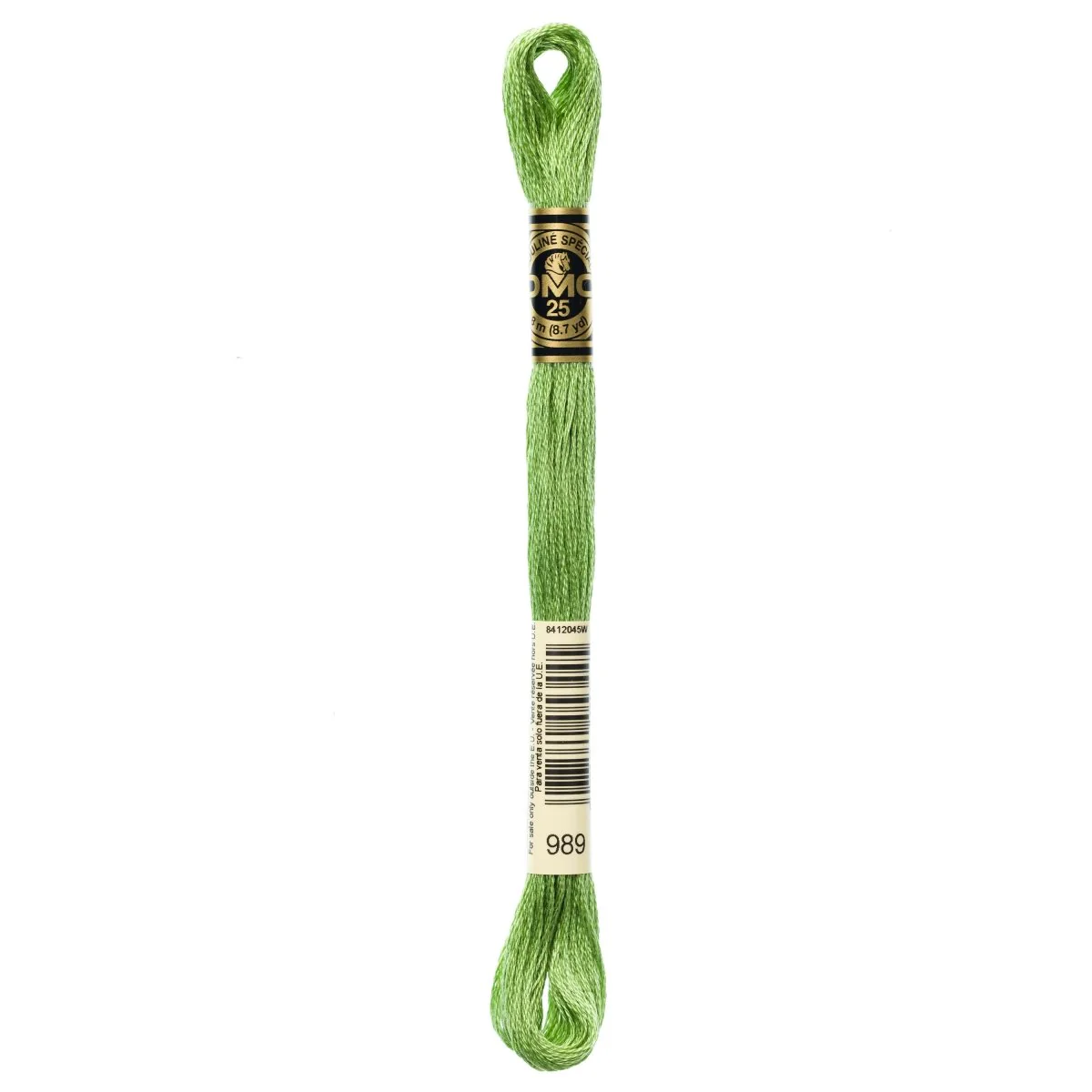 DMC 6-Strand Cotton Embroidery Floss 8.7yd - 989 Forest Green