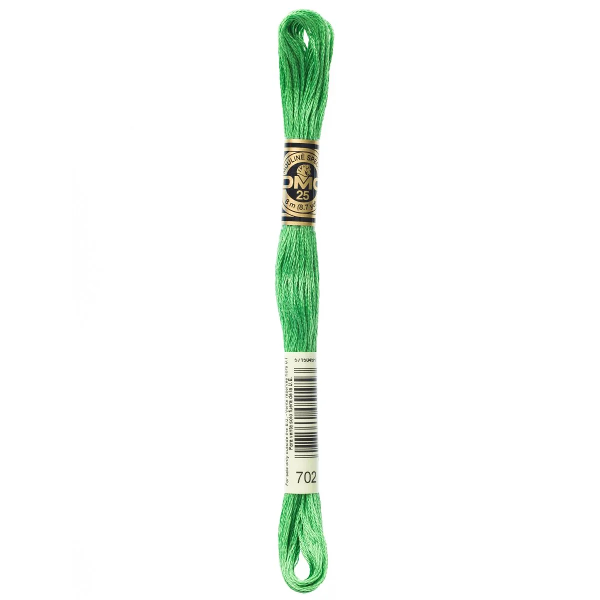 DMC 6-Strand Cotton Embroidery Floss 8.7yd - 702 Kelly Green
