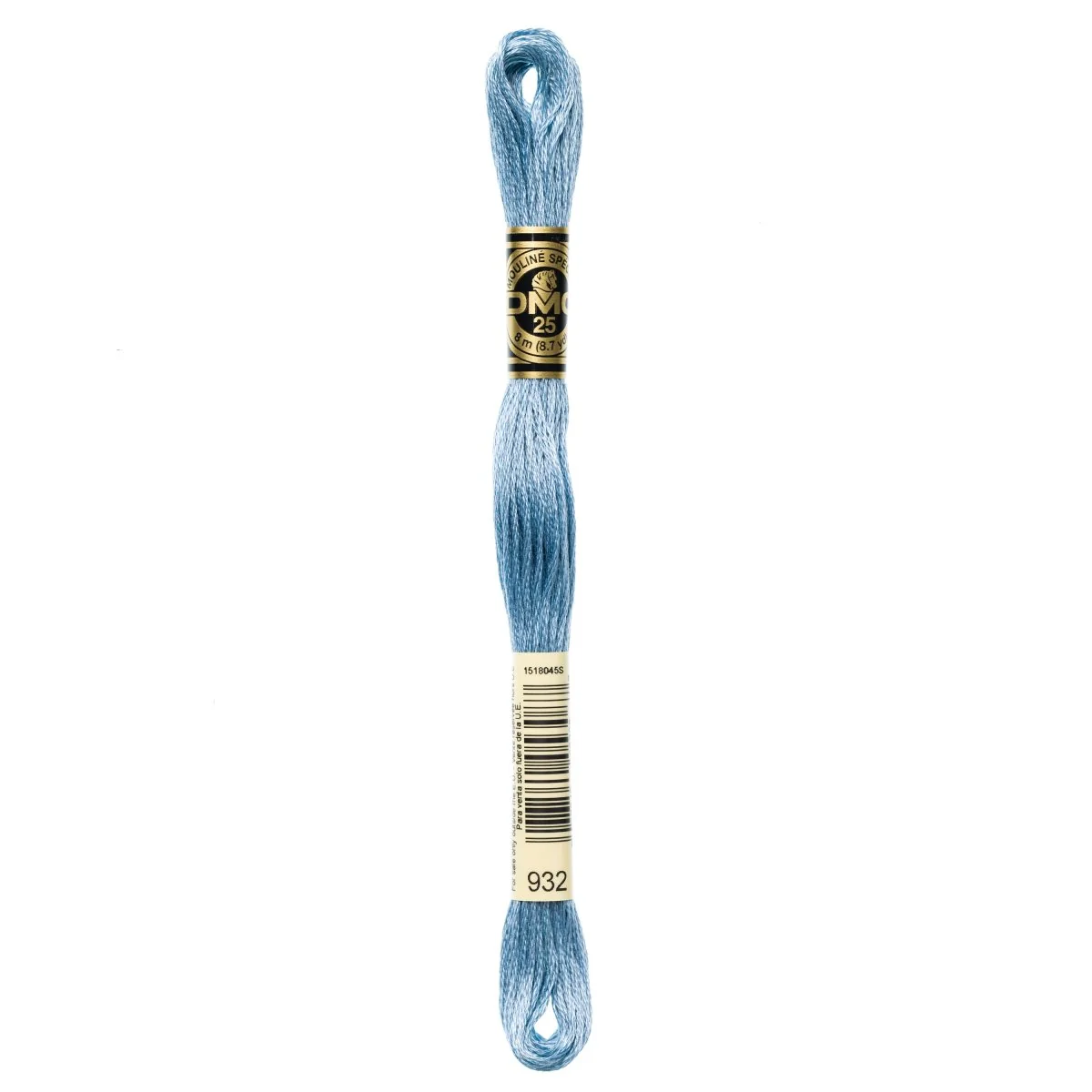DMC 6-Strand Cotton Embroidery Floss 8.7yd - 932 Light Antique Blue