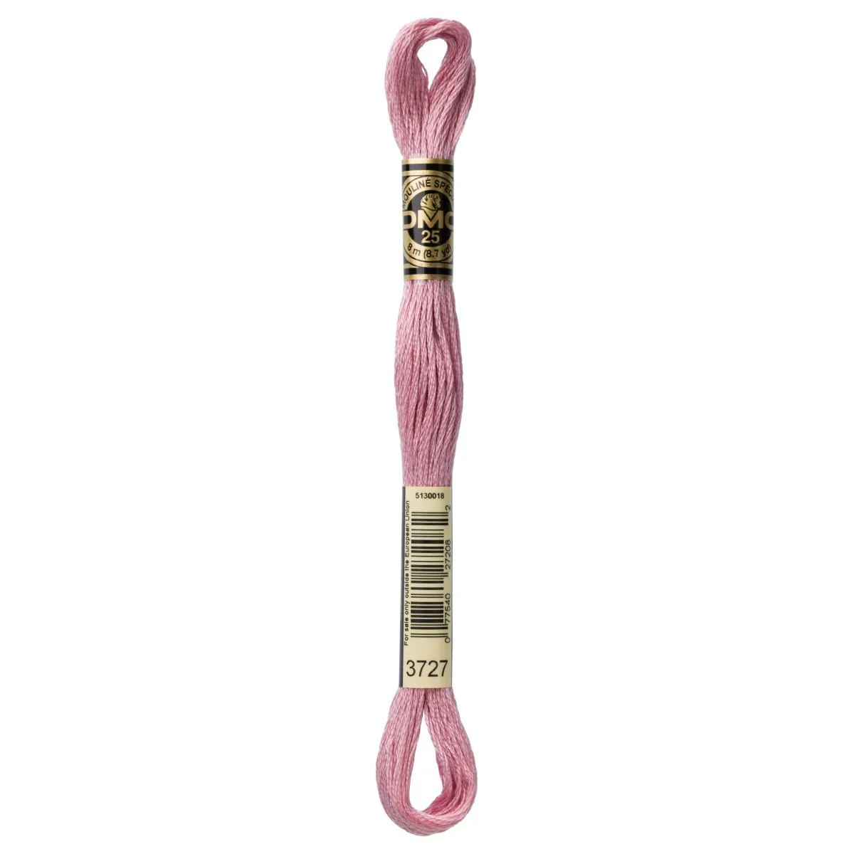 DMC 6-Strand Cotton Embroidery Floss 8.7yd - 3727 Light Antique Mauve