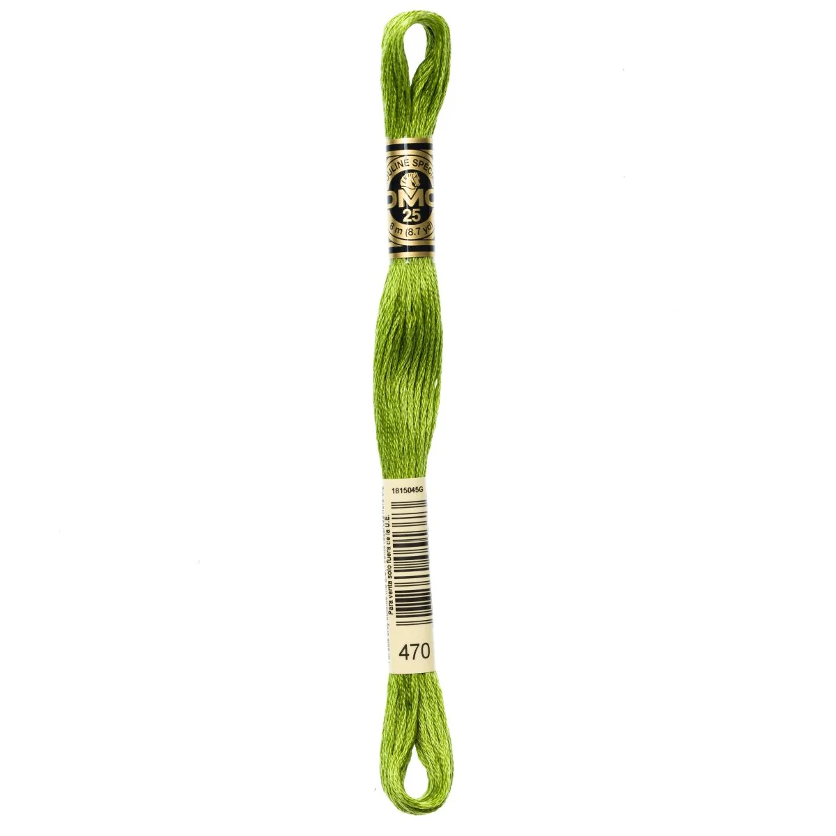 DMC 6-Strand Cotton Embroidery Floss 8.7yd - 470 Light Avocado Green