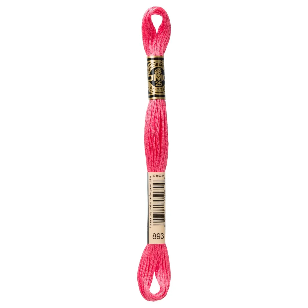 DMC 6-Strand Cotton Embroidery Floss 8.7yd - 893 Light Carnation