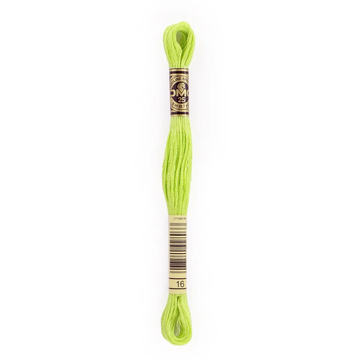 DMC 6-Strand Cotton Embroidery Floss 8.7yd - 16 Light Chartreuse