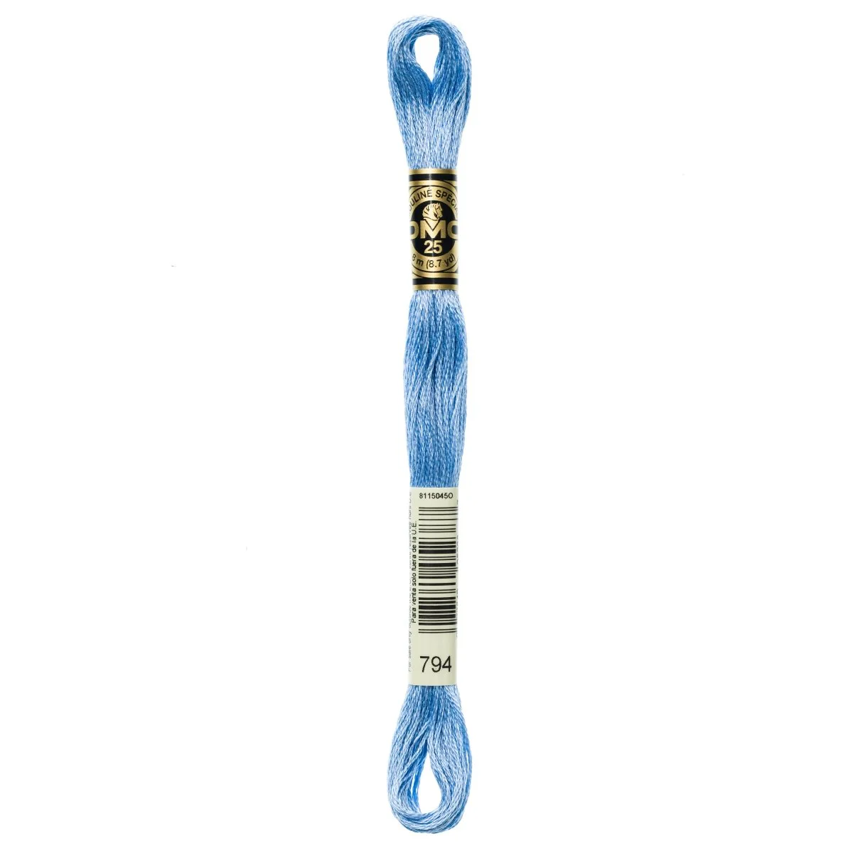 DMC 6-Strand Cotton Embroidery Floss 8.7yd - 794 Light Cornflower Blue