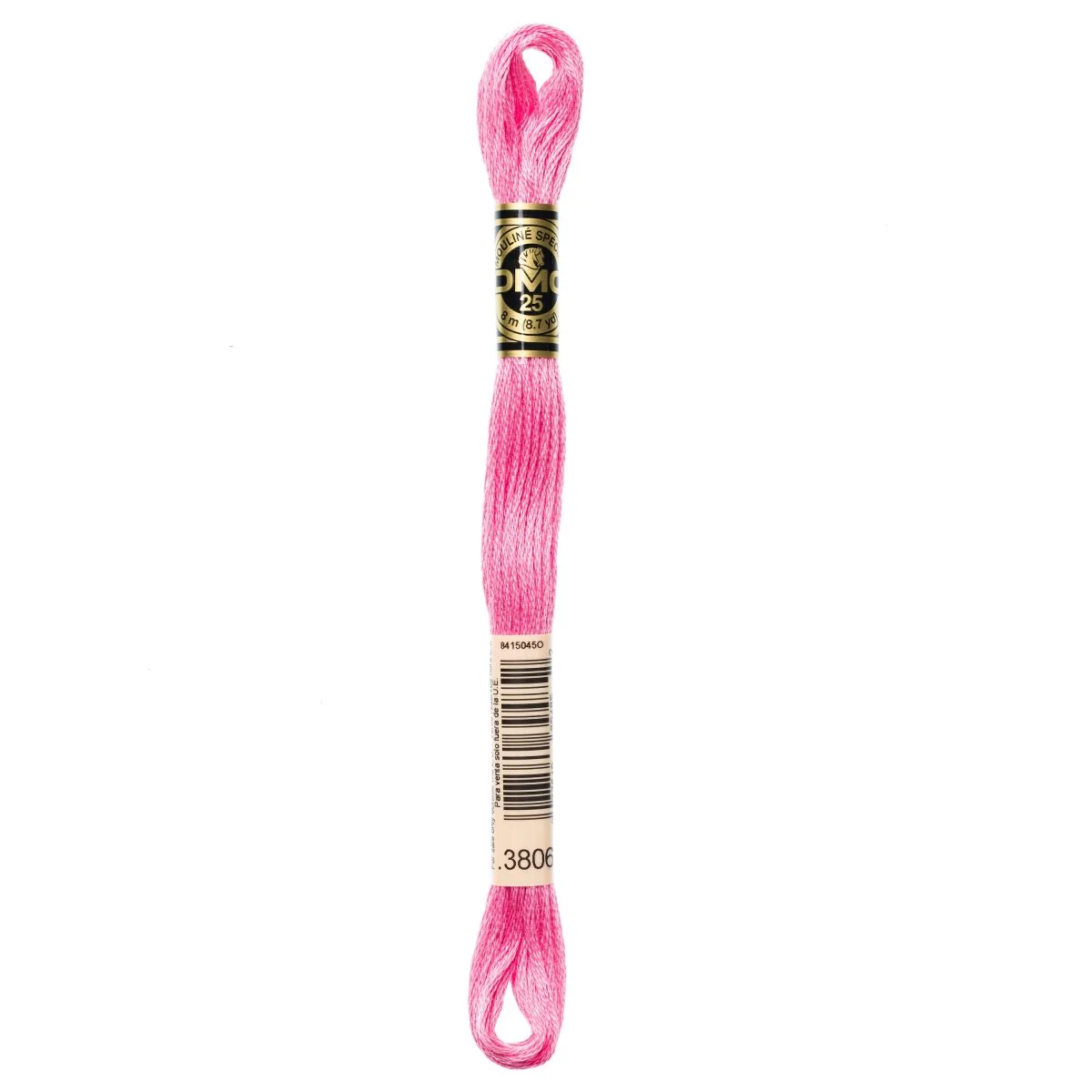 DMC 6-Strand Cotton Embroidery Floss 8.7yd - 3806 Light Cyclamen Pink