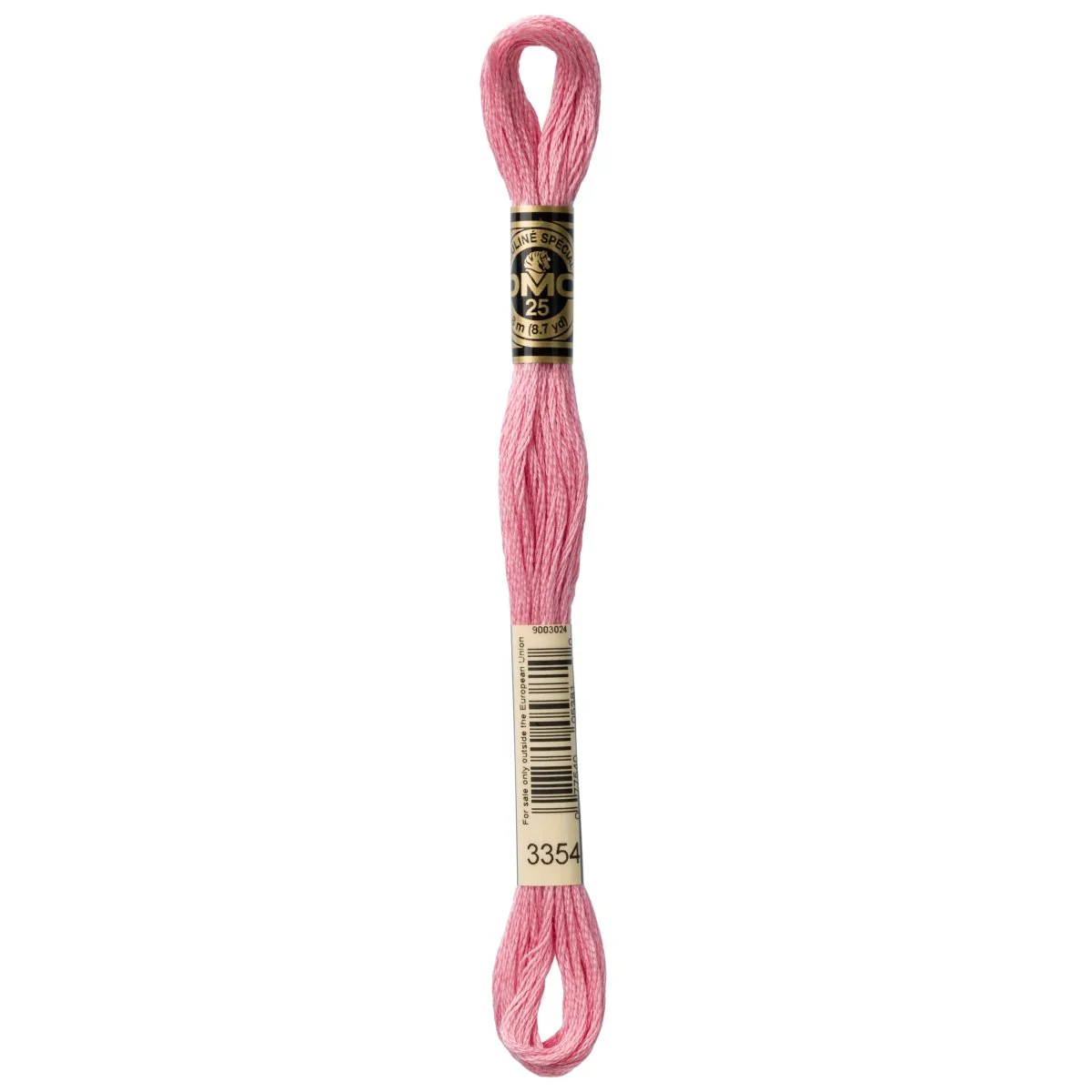 DMC 6-Strand Cotton Embroidery Floss 8.7yd - 3354 Light Dusty Rose