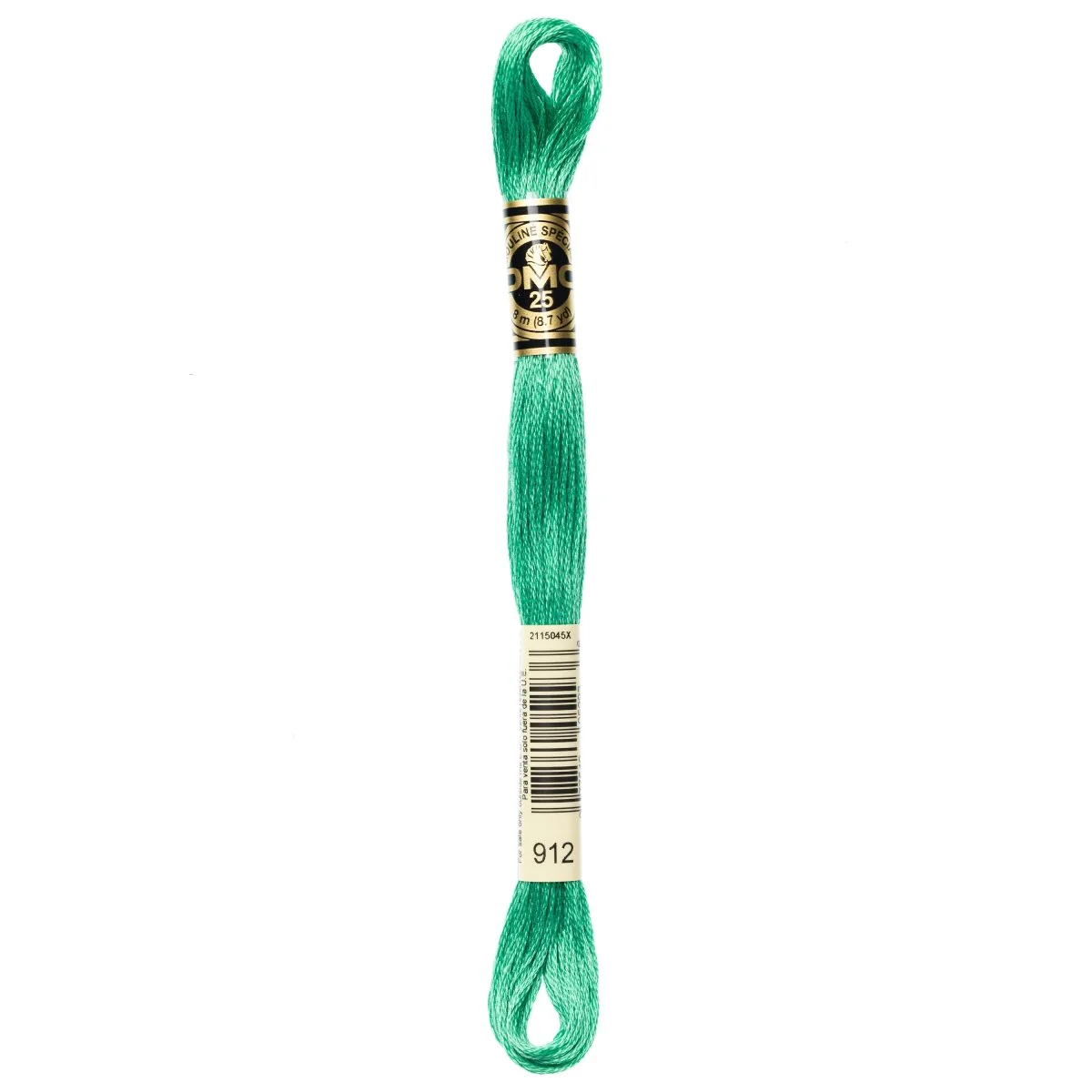 DMC 6-Strand Cotton Embroidery Floss 8.7yd - 912 Light Emerald Green