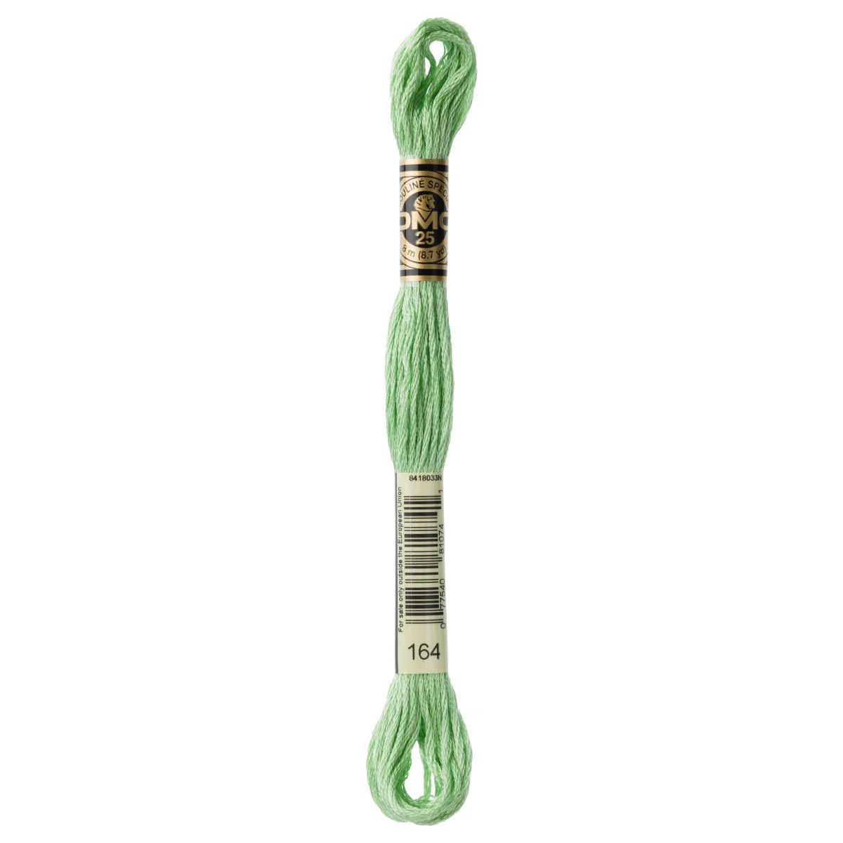 DMC 6-Strand Cotton Embroidery Floss 8.7yd - 164 Light Forest Green-Lighter tha