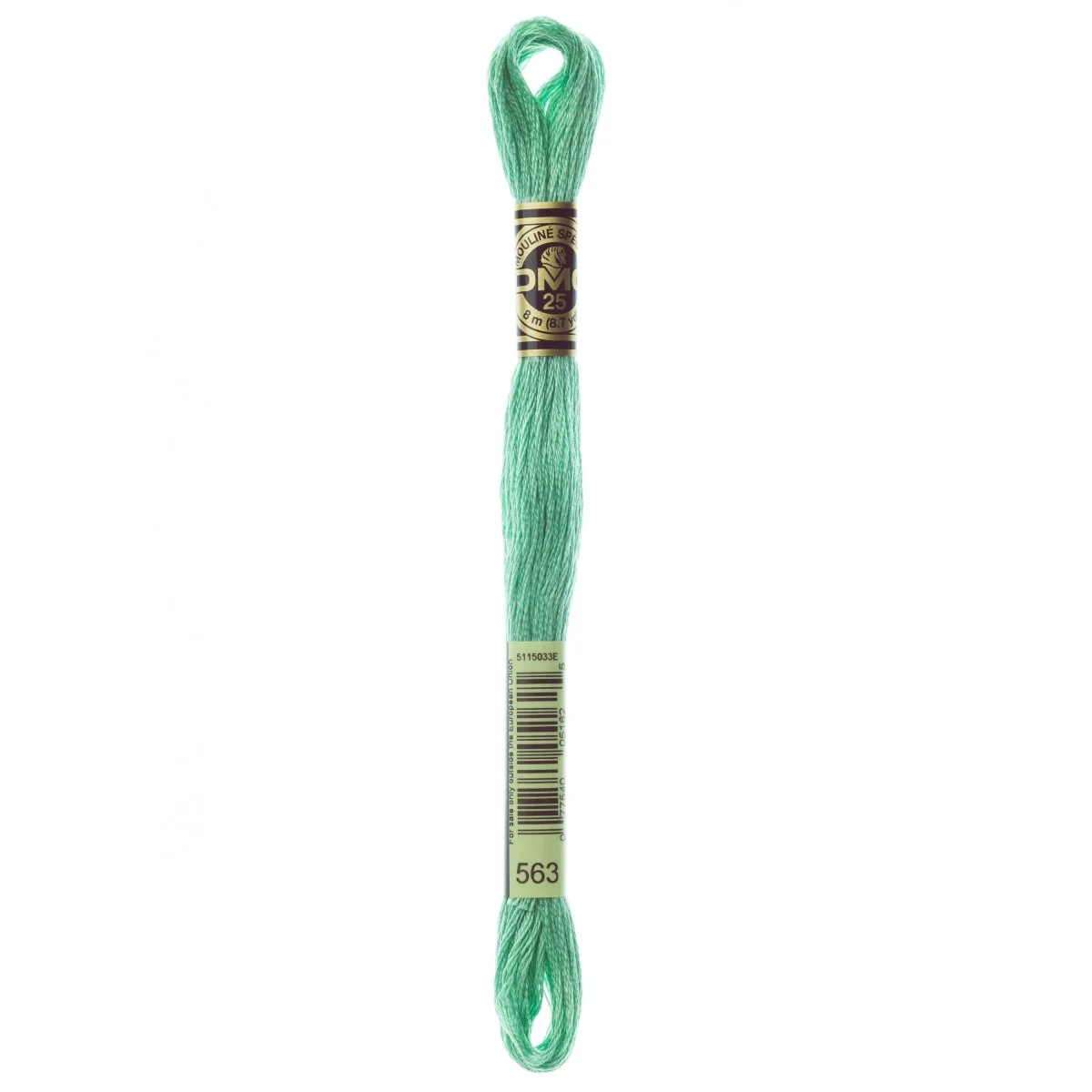 DMC 6-Strand Cotton Embroidery Floss 8.7yd - 563 Light Jade