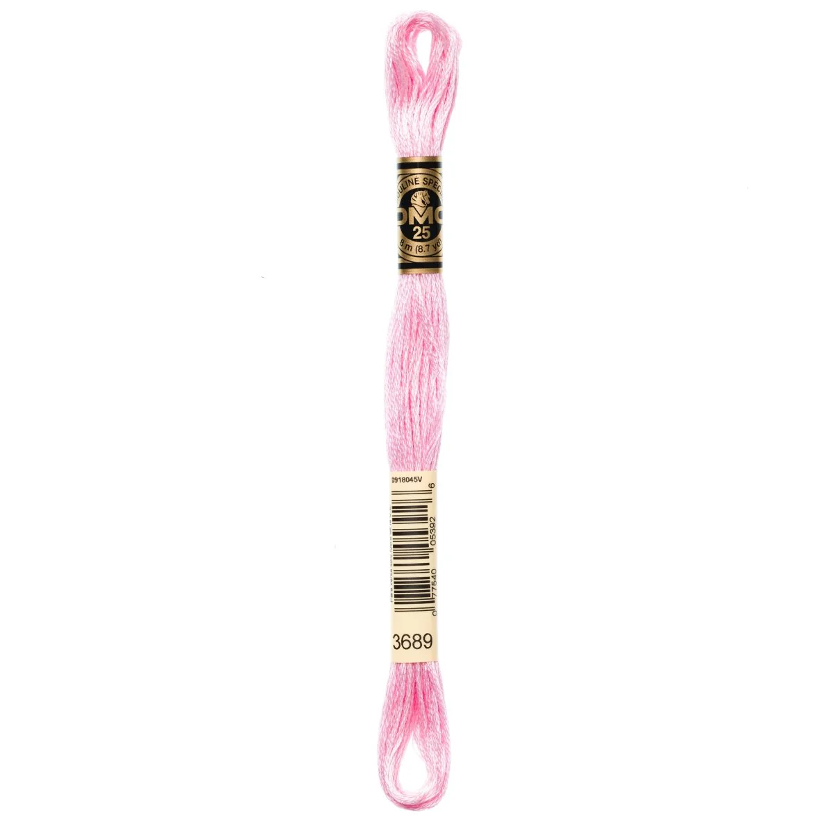 DMC 6-Strand Cotton Embroidery Floss 8.7yd - 3689 Light Mauve
