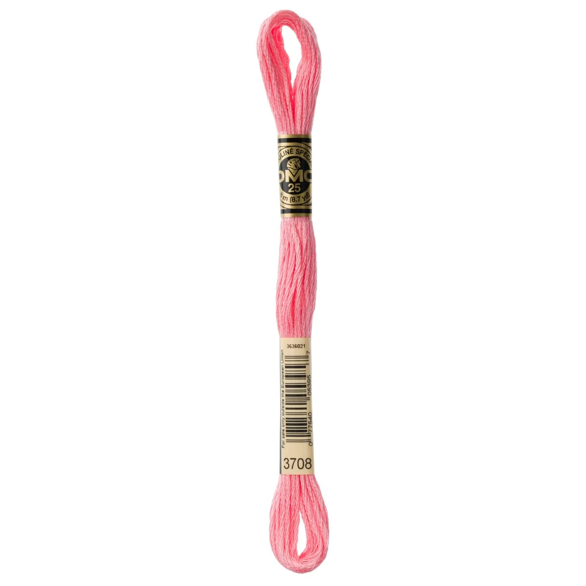 DMC 6-Strand Cotton Embroidery Floss 8.7yd - 3708 Light Melon