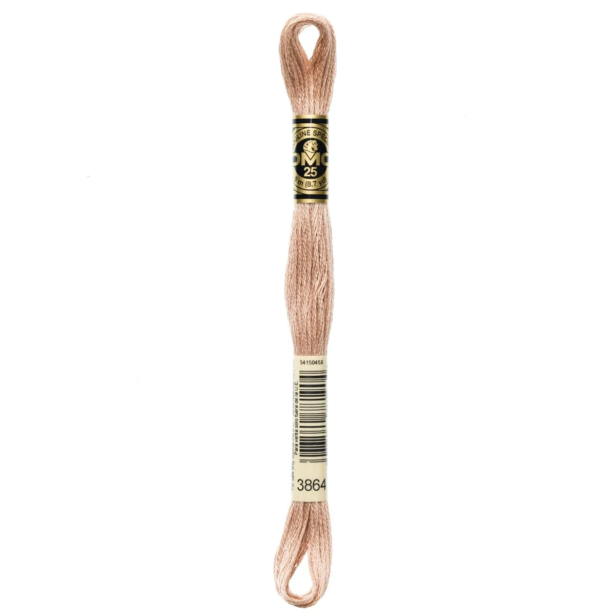 DMC 6-Strand Cotton Embroidery Floss 8.7yd - 3864 Light Mocha Beige