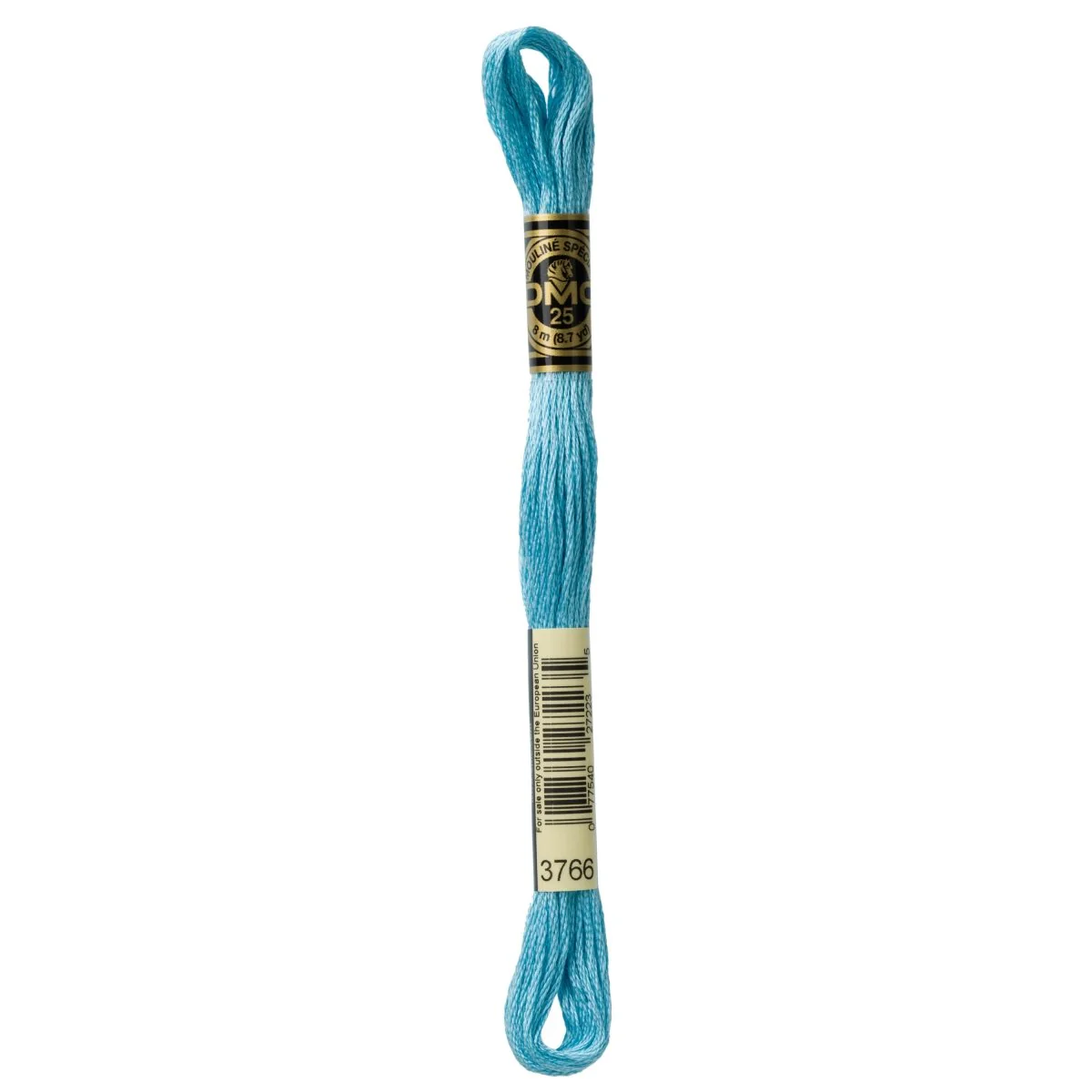 DMC 6-Strand Cotton Embroidery Floss 8.7yd - 3766 Light Peacock Blue
