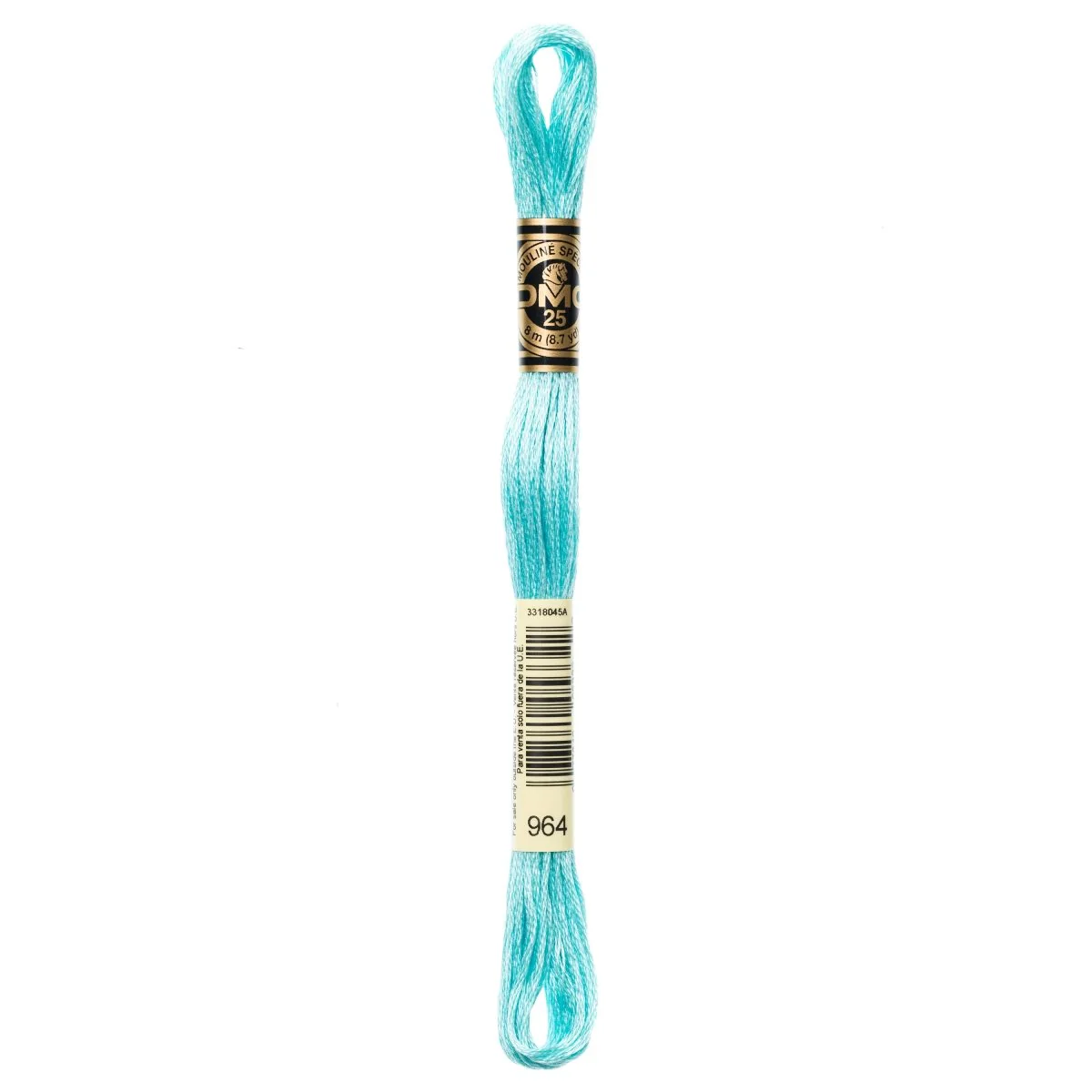 DMC 6-Strand Cotton Embroidery Floss 8.7yd - 964 Light Seagreen