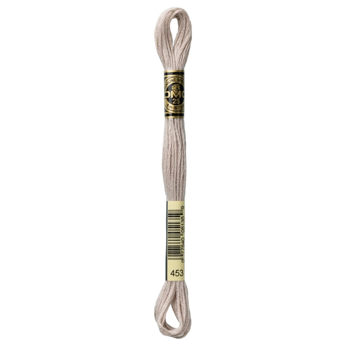DMC 6-Strand Cotton Embroidery Floss 8.7yd - 453 Light Shell Grey