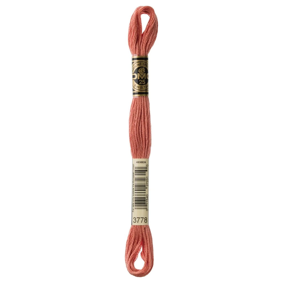 DMC 6-Strand Cotton Embroidery Floss 8.7yd - 3778 Light Terra Cotta