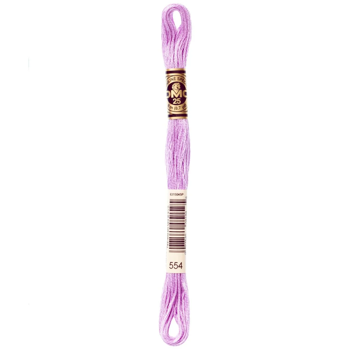 DMC 6-Strand Cotton Embroidery Floss 8.7yd - 554 Light Violet