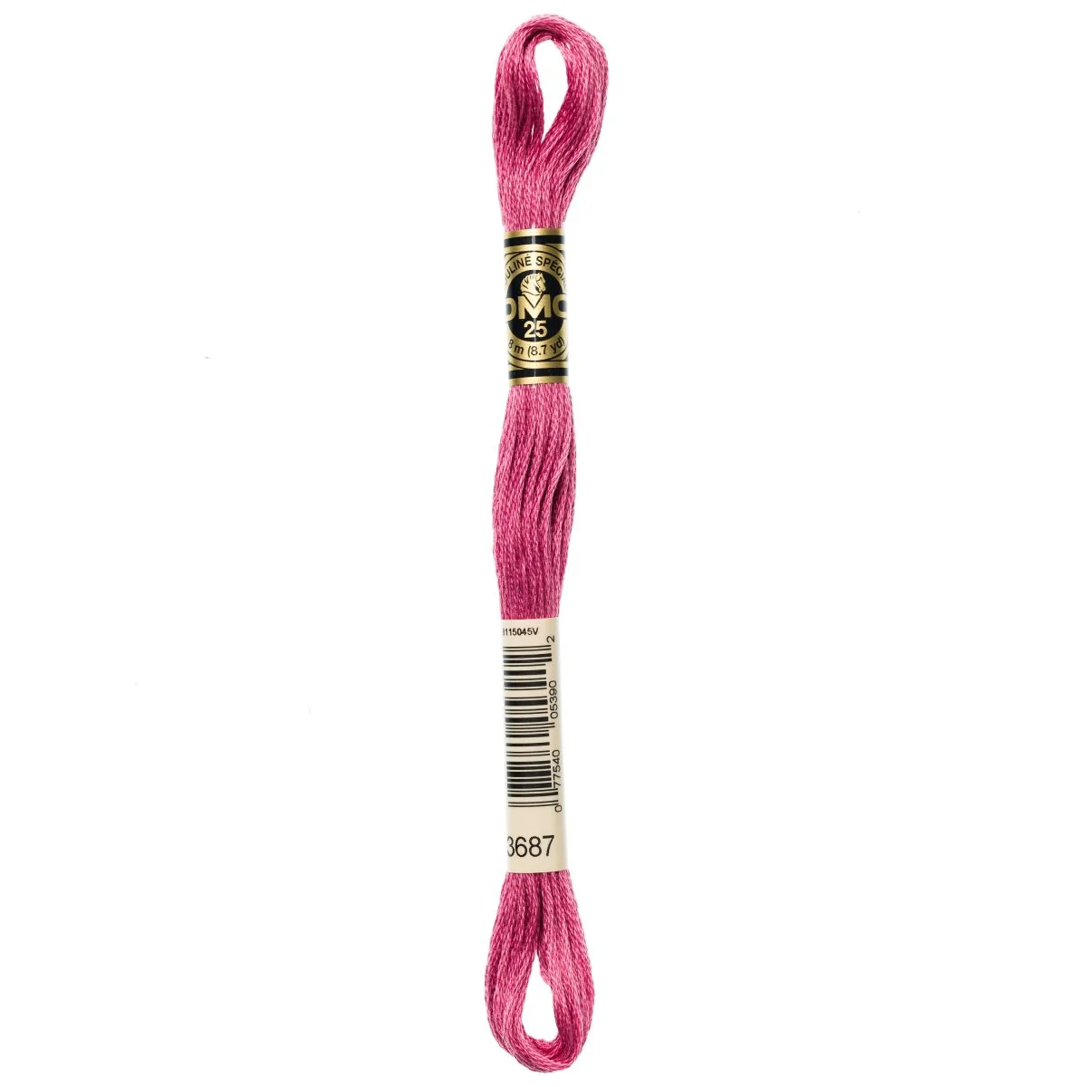 DMC 6-Strand Cotton Embroidery Floss 8.7yd - 3687 Mauve