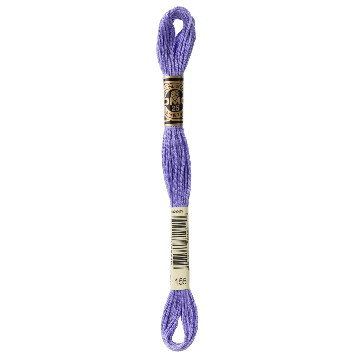 DMC 6-Strand Cotton Embroidery Floss 8.7yd - 155 Med. Dk. Blue Violet-Between 3