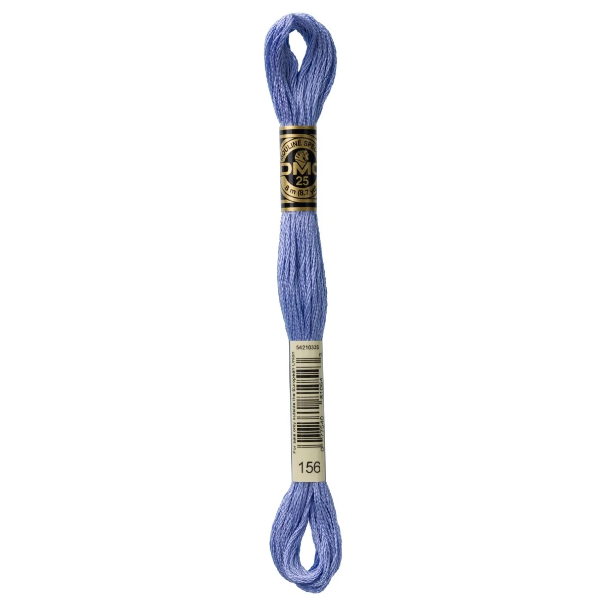 DMC 6-Strand Cotton Embroidery Floss 8.7yd - 156 Medium Light Blue Violet