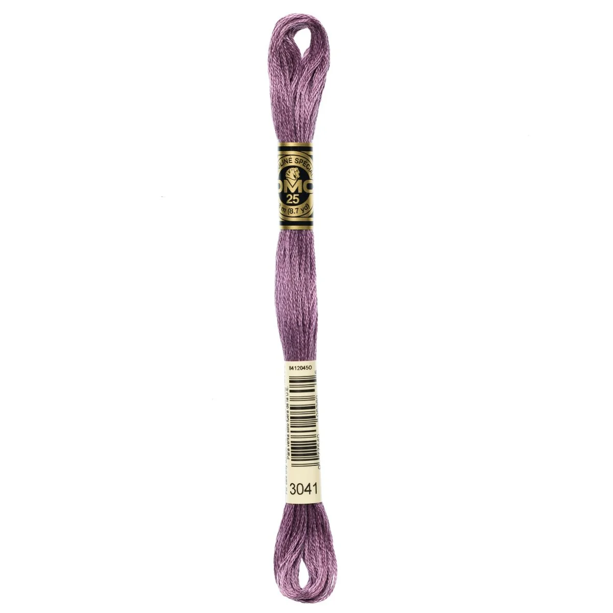 DMC 6-Strand Cotton Embroidery Floss 8.7yd - 3041 Medium Antique Violet