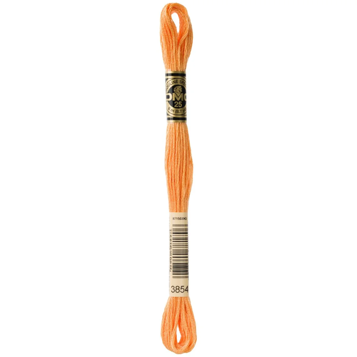 DMC 6-Strand Cotton Embroidery Floss 8.7yd - 3854 Medium Autumn Gold