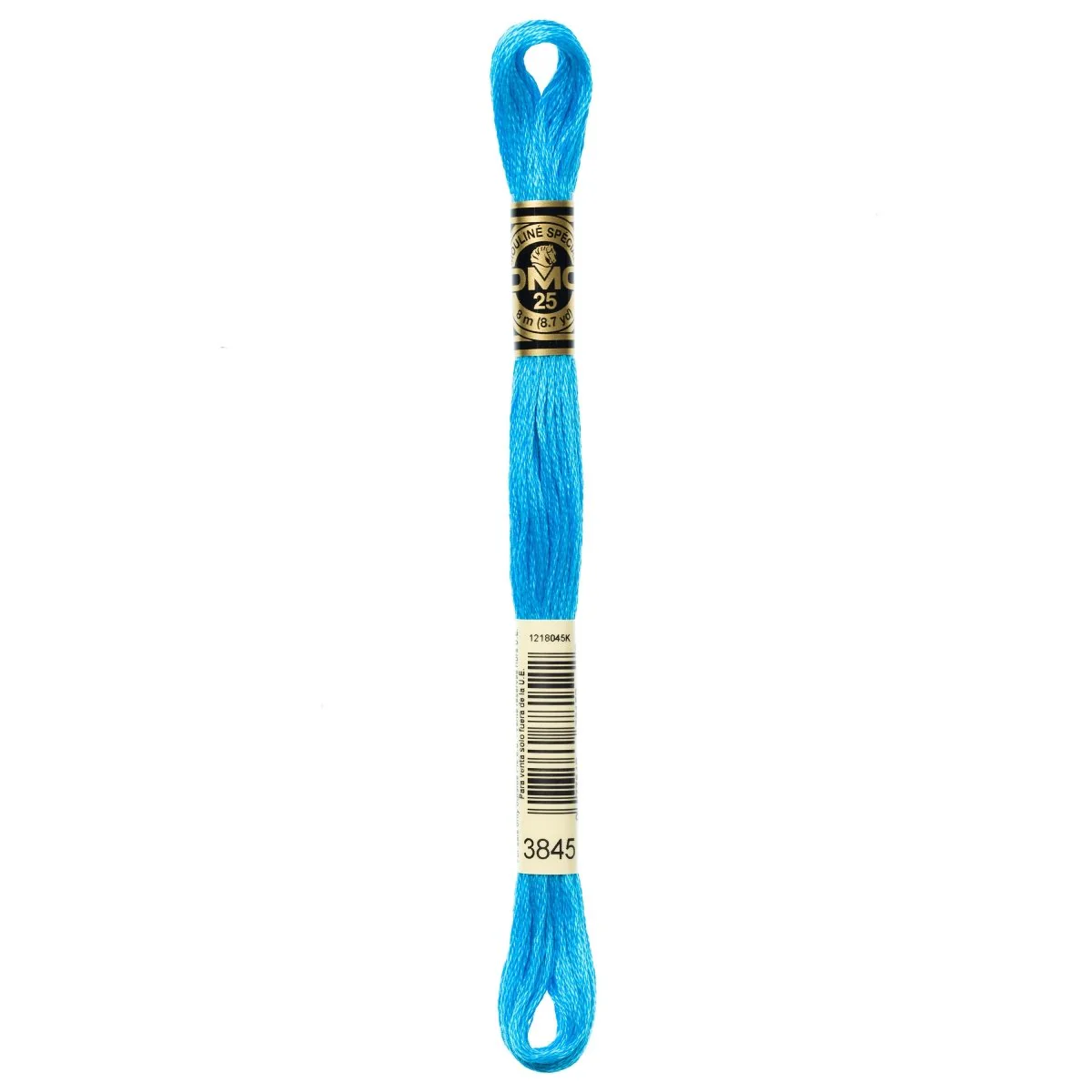 DMC 6-Strand Cotton Embroidery Floss 8.7yd - 3845 Medium Bright Turquoise