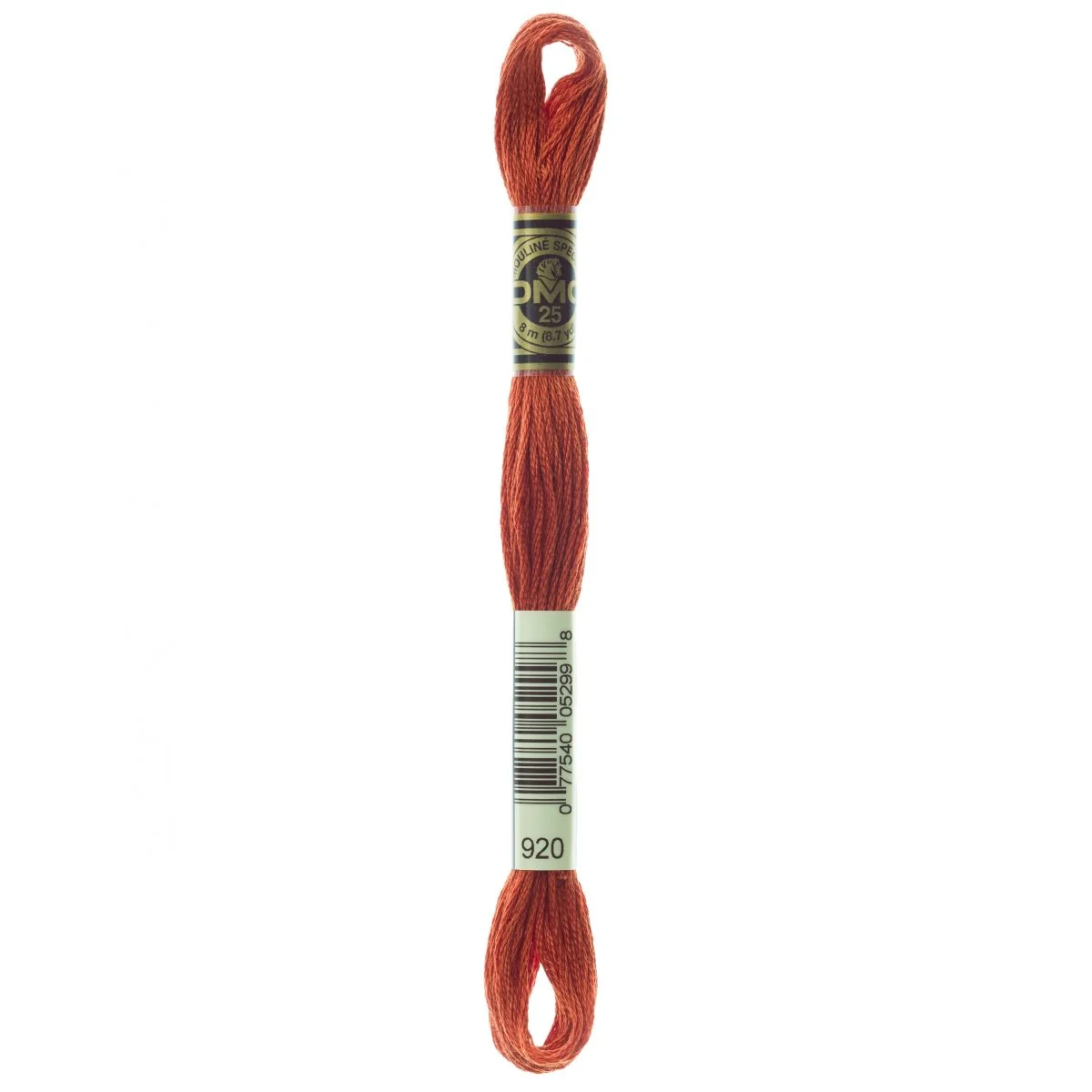 DMC 6-Strand Cotton Embroidery Floss 8.7yd - 920 Medium Copper