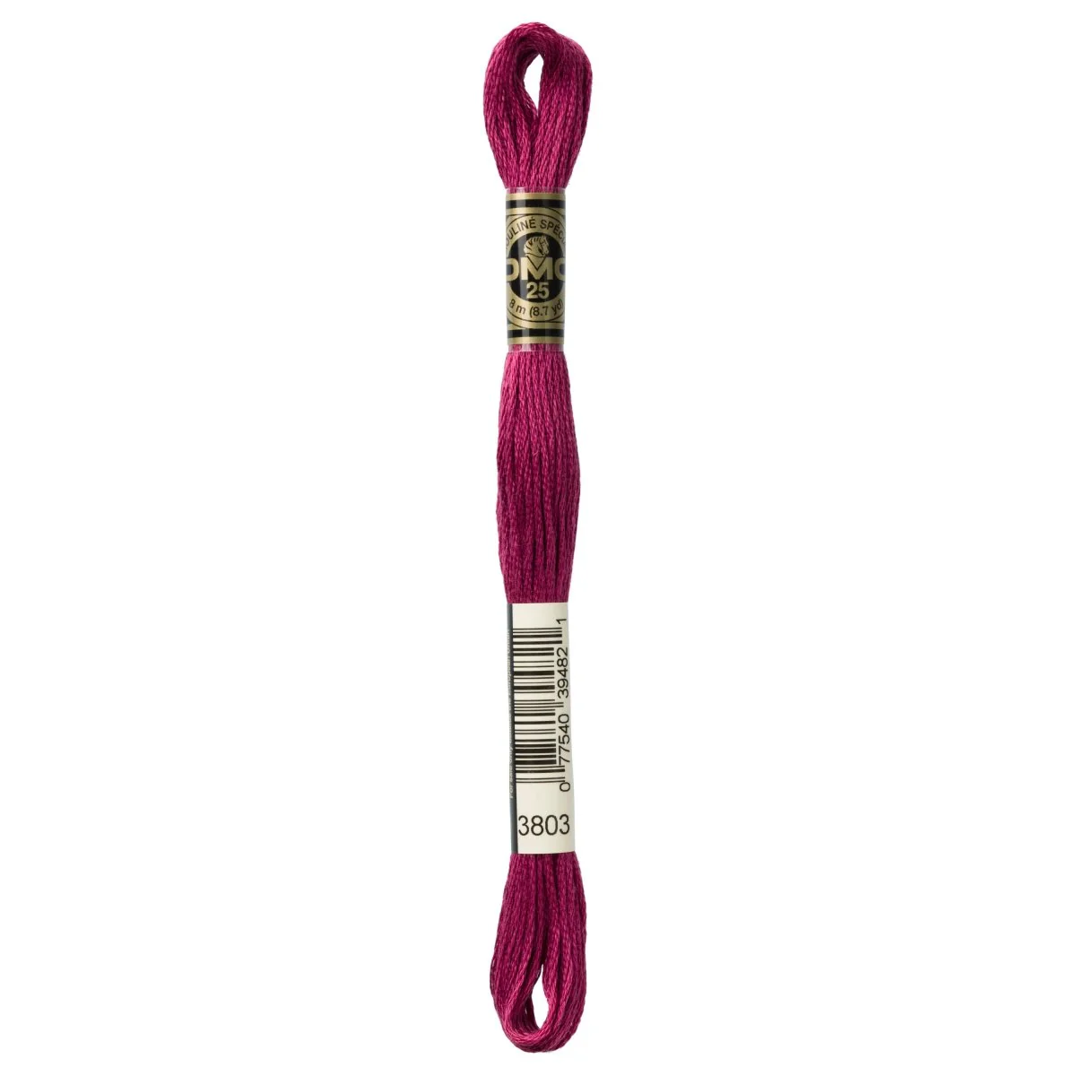 DMC 6-Strand Cotton Embroidery Floss 8.7yd - 3803 Medium Dark Mauve