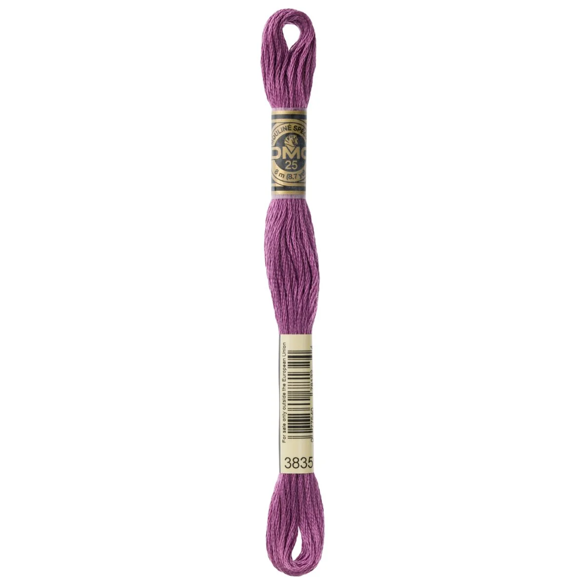 DMC 6-Strand Cotton Embroidery Floss 8.7yd - 3835 Medium Grape