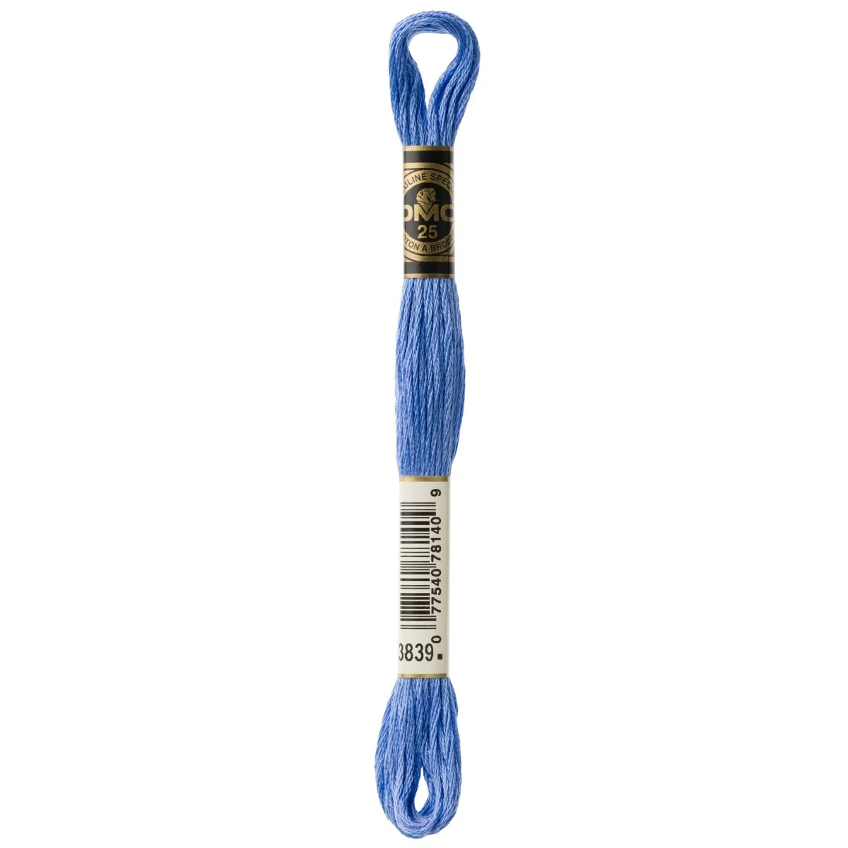 DMC 6-Strand Cotton Embroidery Floss 8.7yd - 3839 Medium Lavender Blue