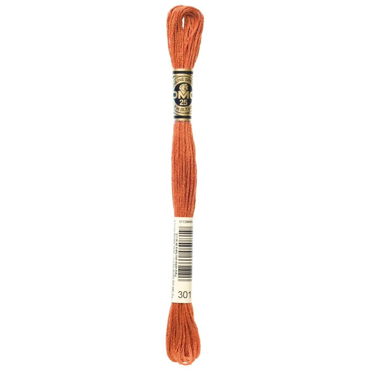 DMC 6-Strand Cotton Embroidery Floss 8.7yd - 301 Medium Mahogany