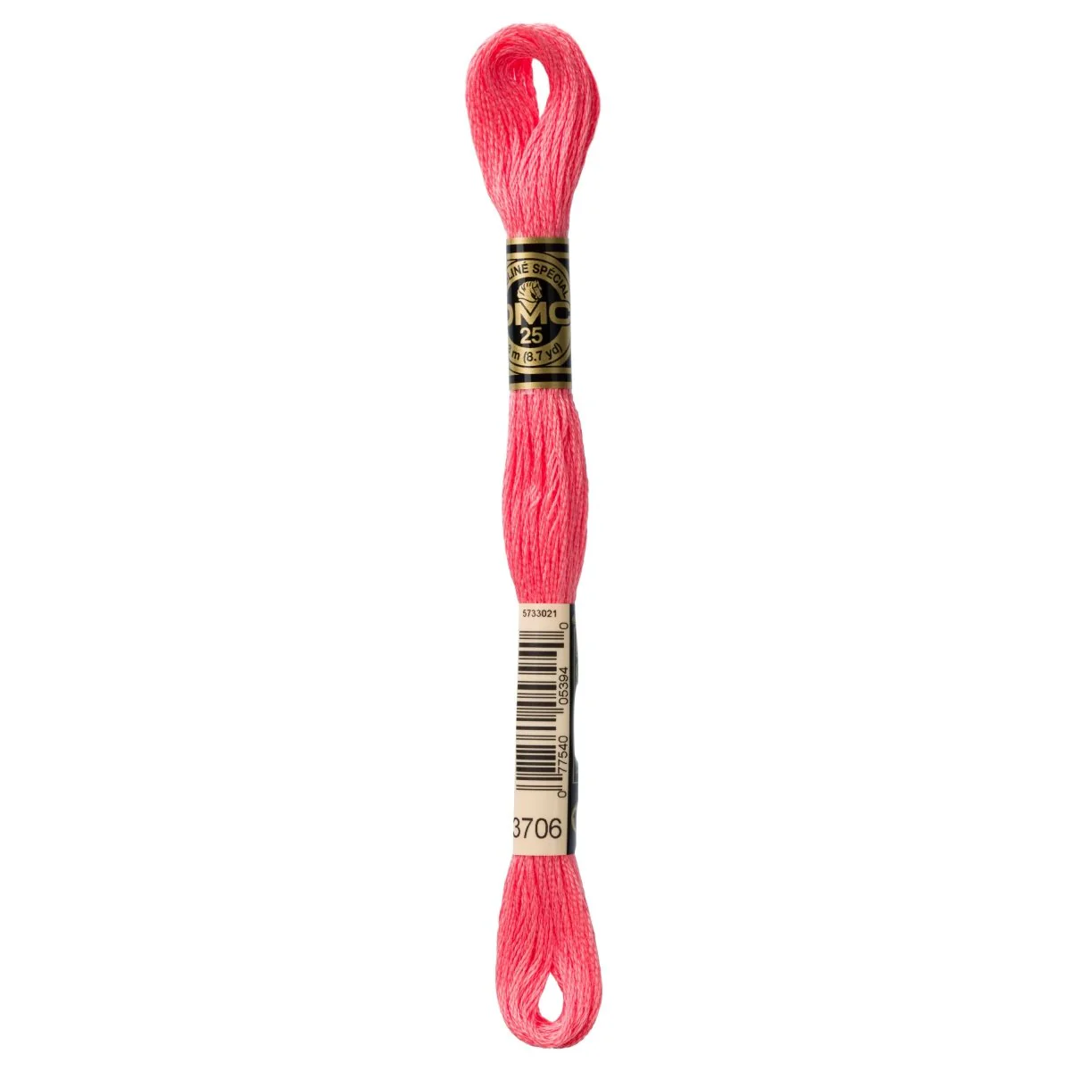 DMC 6-Strand Cotton Embroidery Floss 8.7yd - 3706 Medium Melon