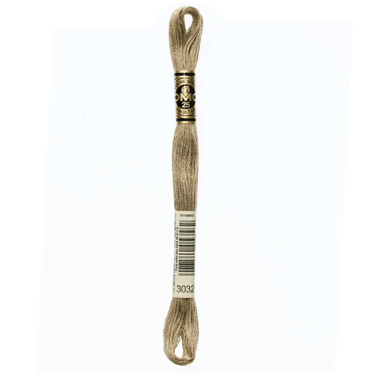 DMC 6-Strand Cotton Embroidery Floss 8.7yd - 3032 Medium Mocha Brown