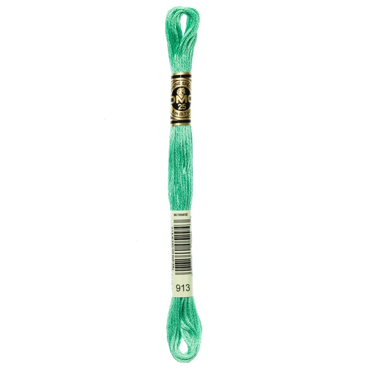 DMC 6-Strand Cotton Embroidery Floss 8.7yd - 913 Medium Nile Green