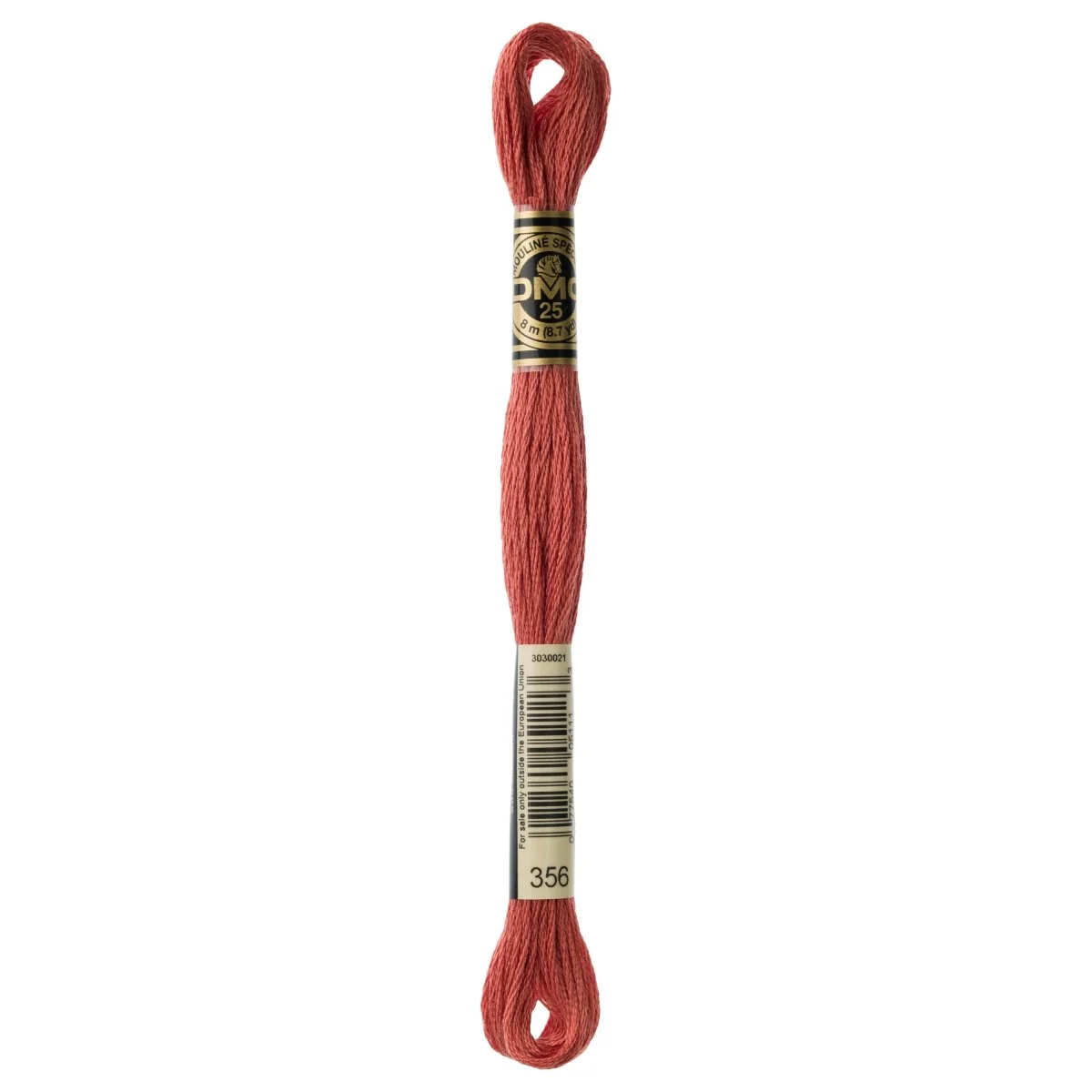 DMC 6-Strand Cotton Embroidery Floss 8.7yd - 356 Medium Terra Cotta