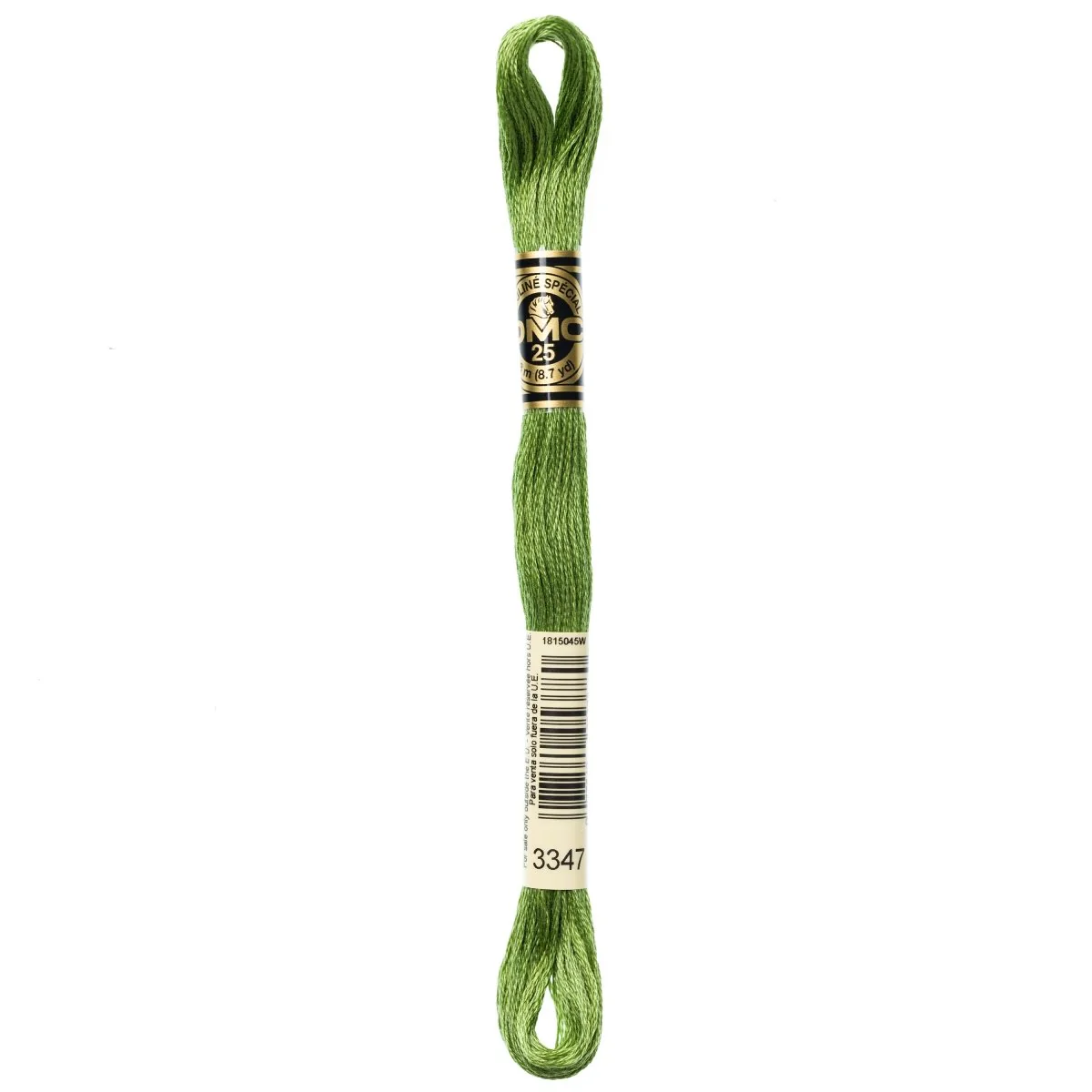 DMC 6-Strand Cotton Embroidery Floss 8.7yd - 3347 Medium Yellow Green