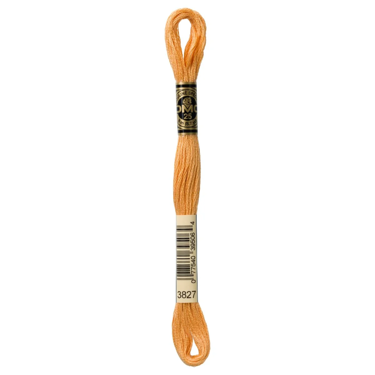 DMC 6-Strand Cotton Embroidery Floss 8.7yd - 3827 Pale Golden Brown