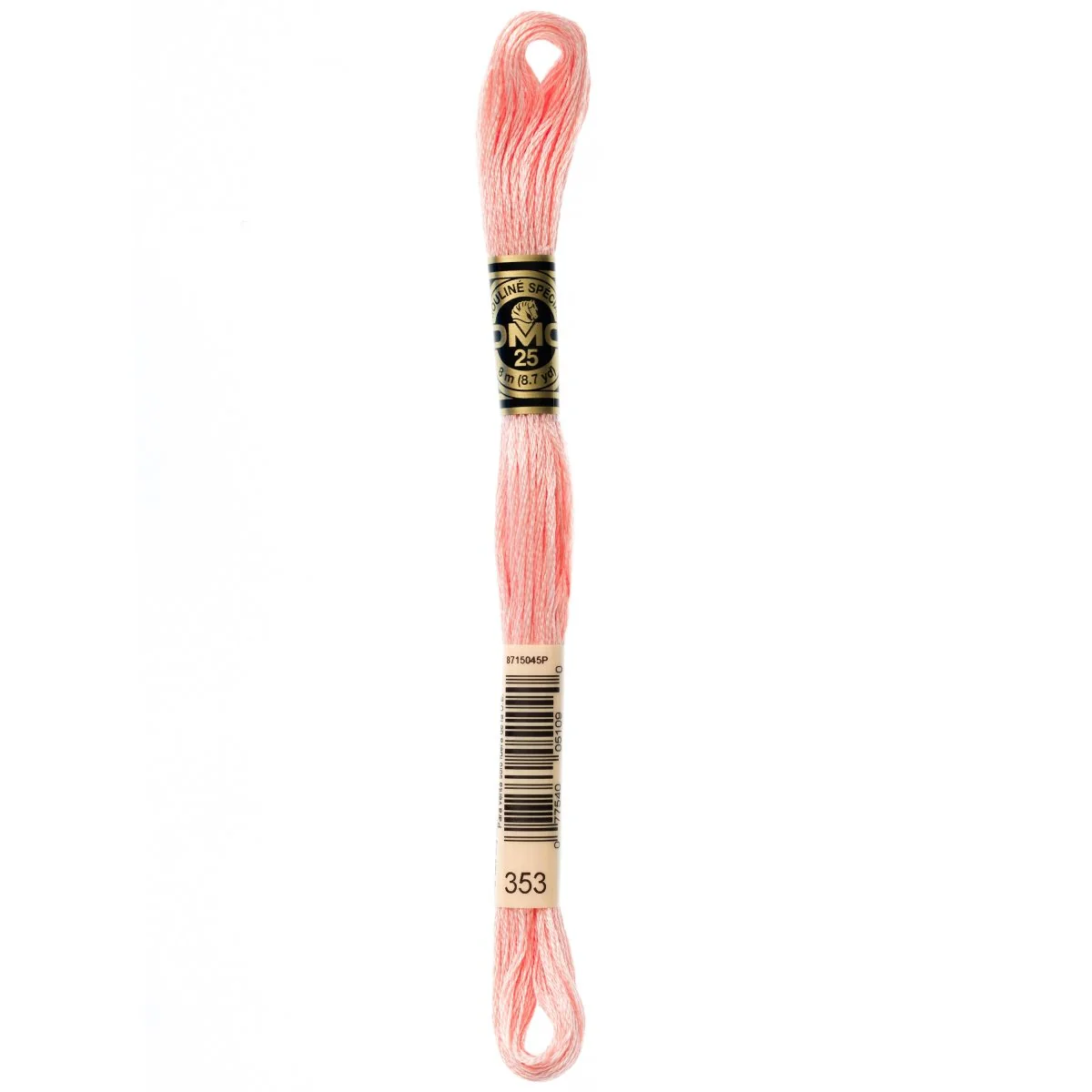 DMC 6-Strand Cotton Embroidery Floss 8.7yd - 353 Peach