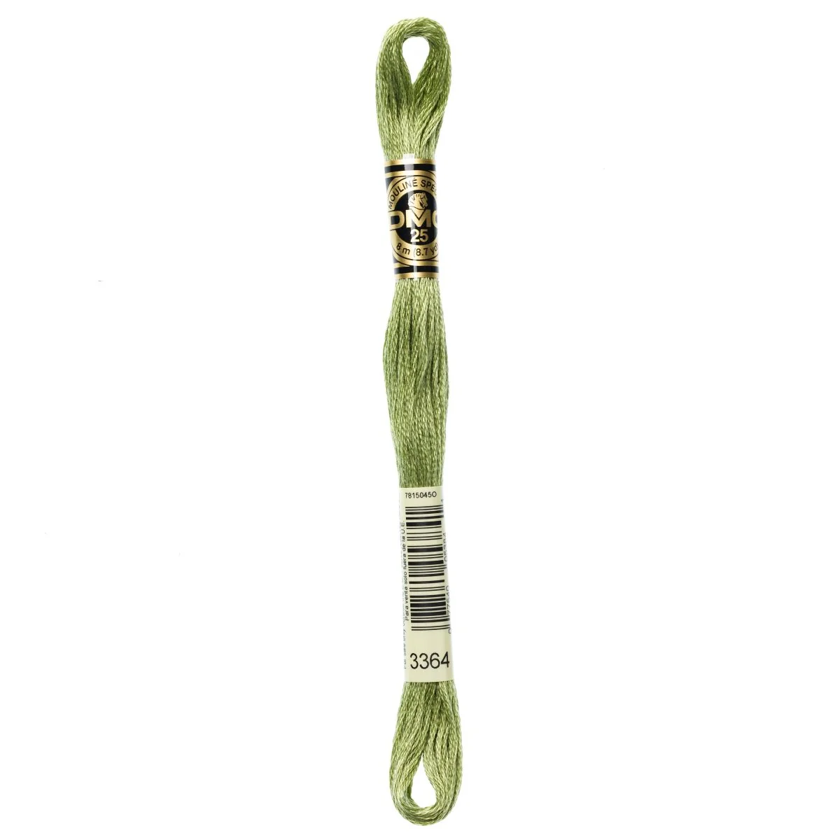 DMC 6-Strand Cotton Embroidery Floss 8.7yd - 3364 Pine Green